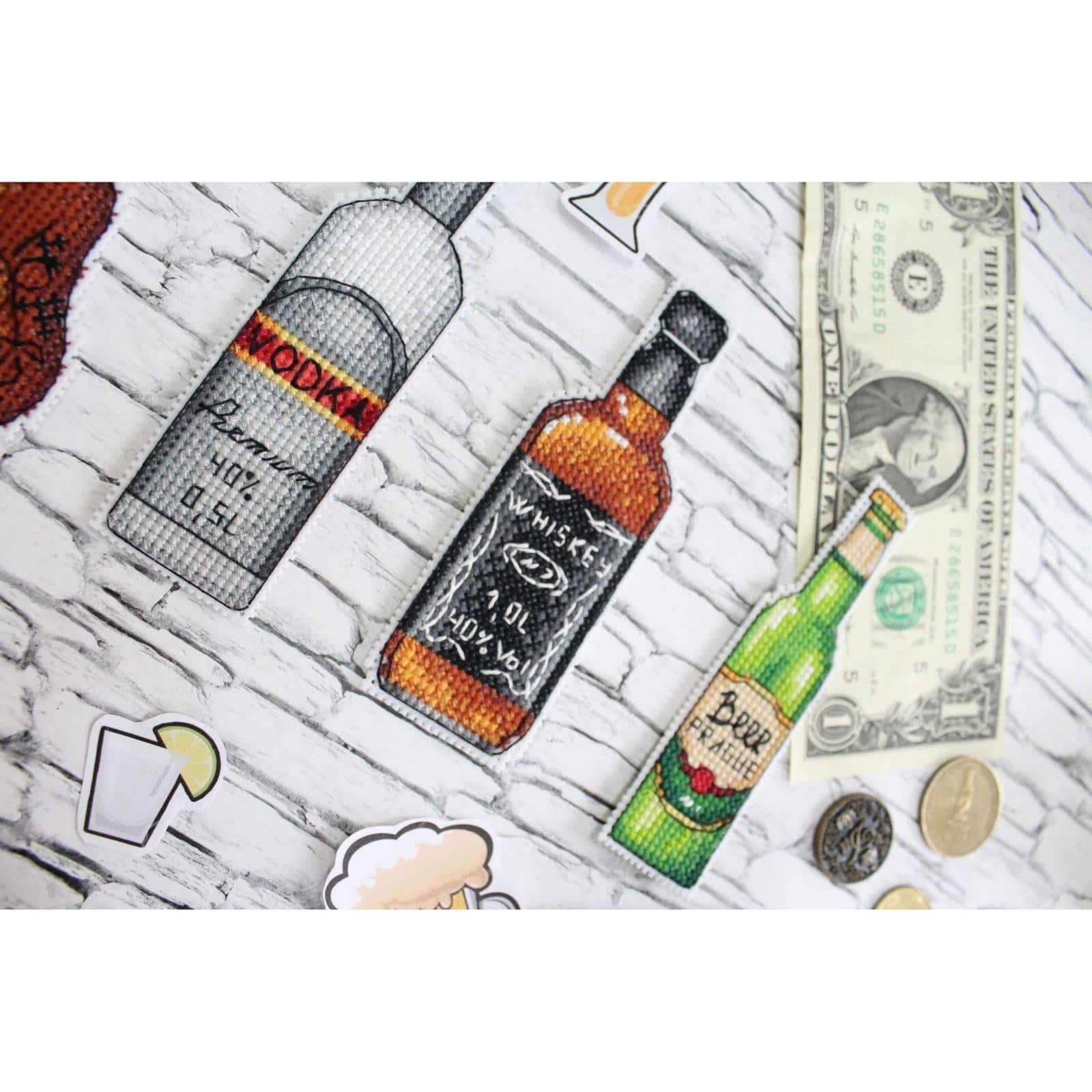 MP Studia Bottles Cross Stitch Kit
