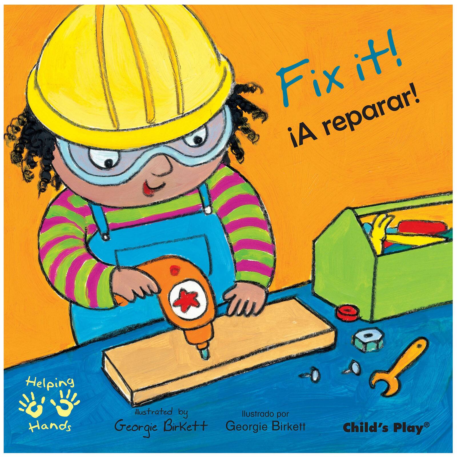 Child's Play Helping Hands/Manos Amigas Bilingual Books, Set of 4