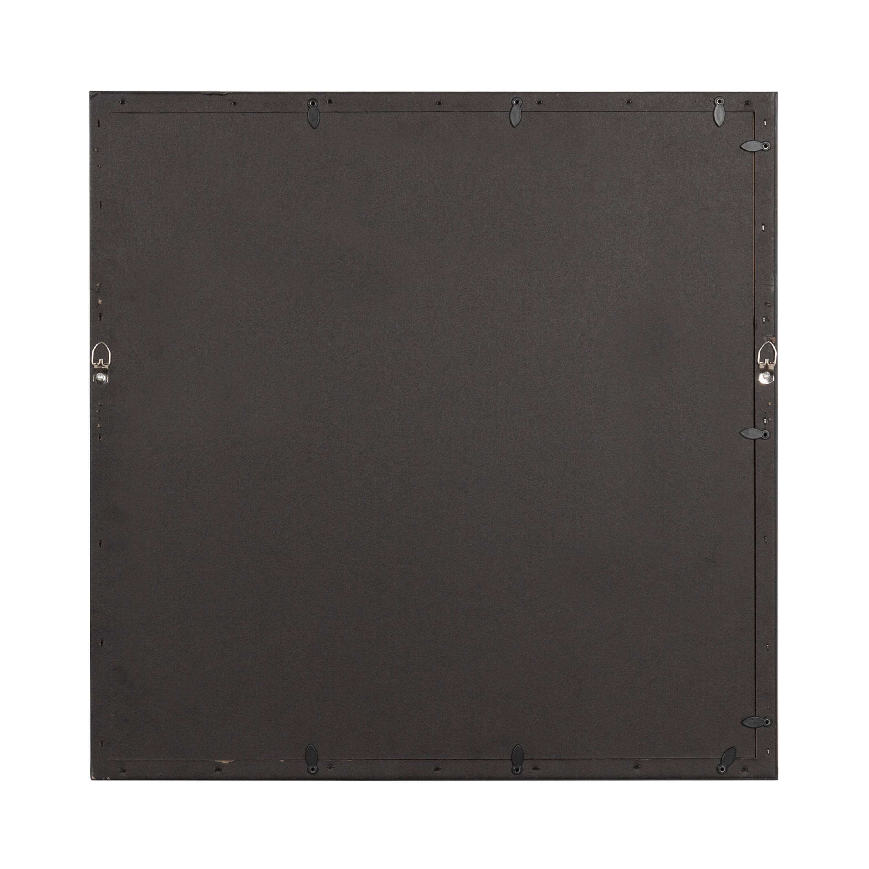 Kate and Laurel Black & Gold Wilbanks Picture Frames with Mat