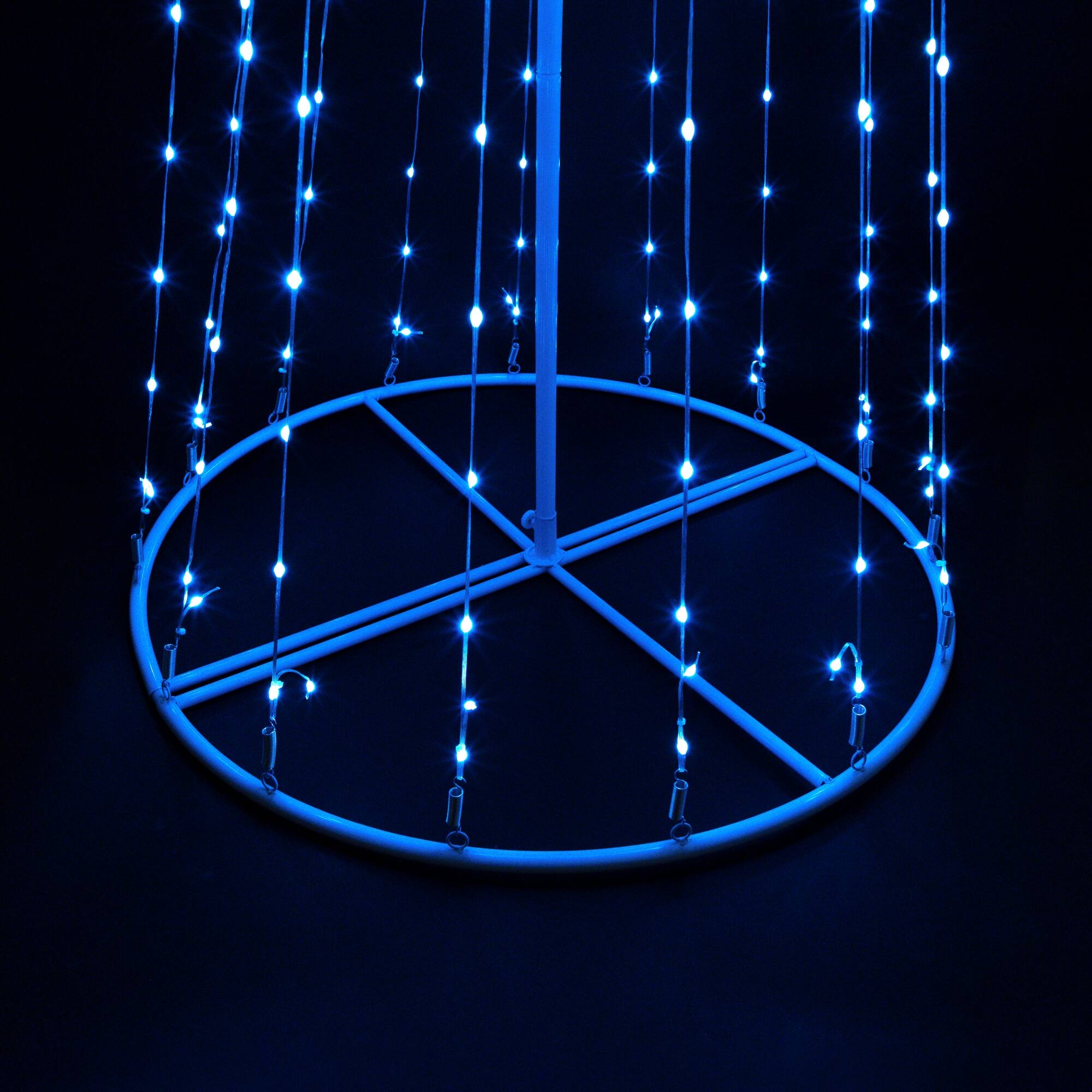 6ft. LED Color Changing Multiple Function Outdoor Show Cone Tree