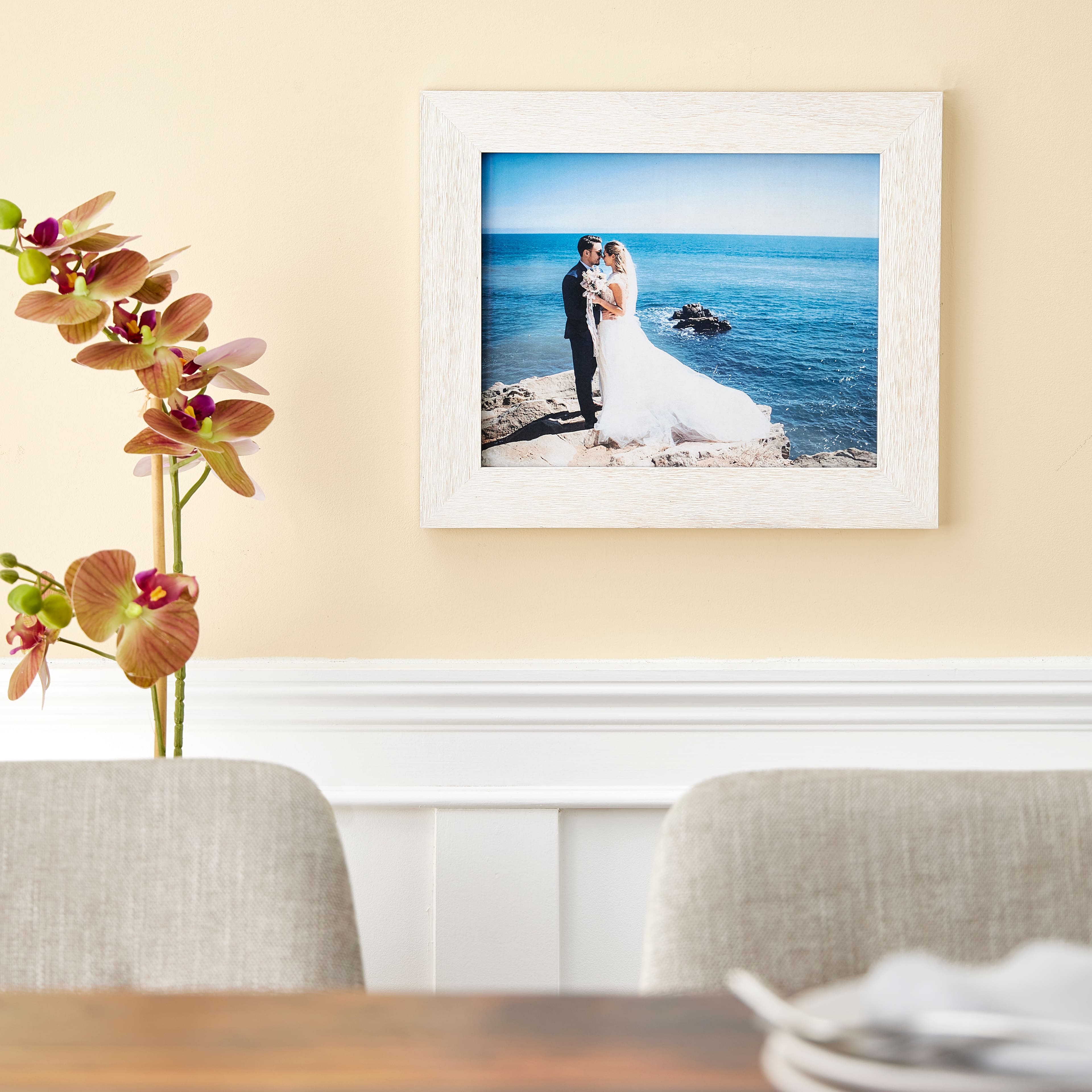 Home Distressed White Frame by Studio Décor®