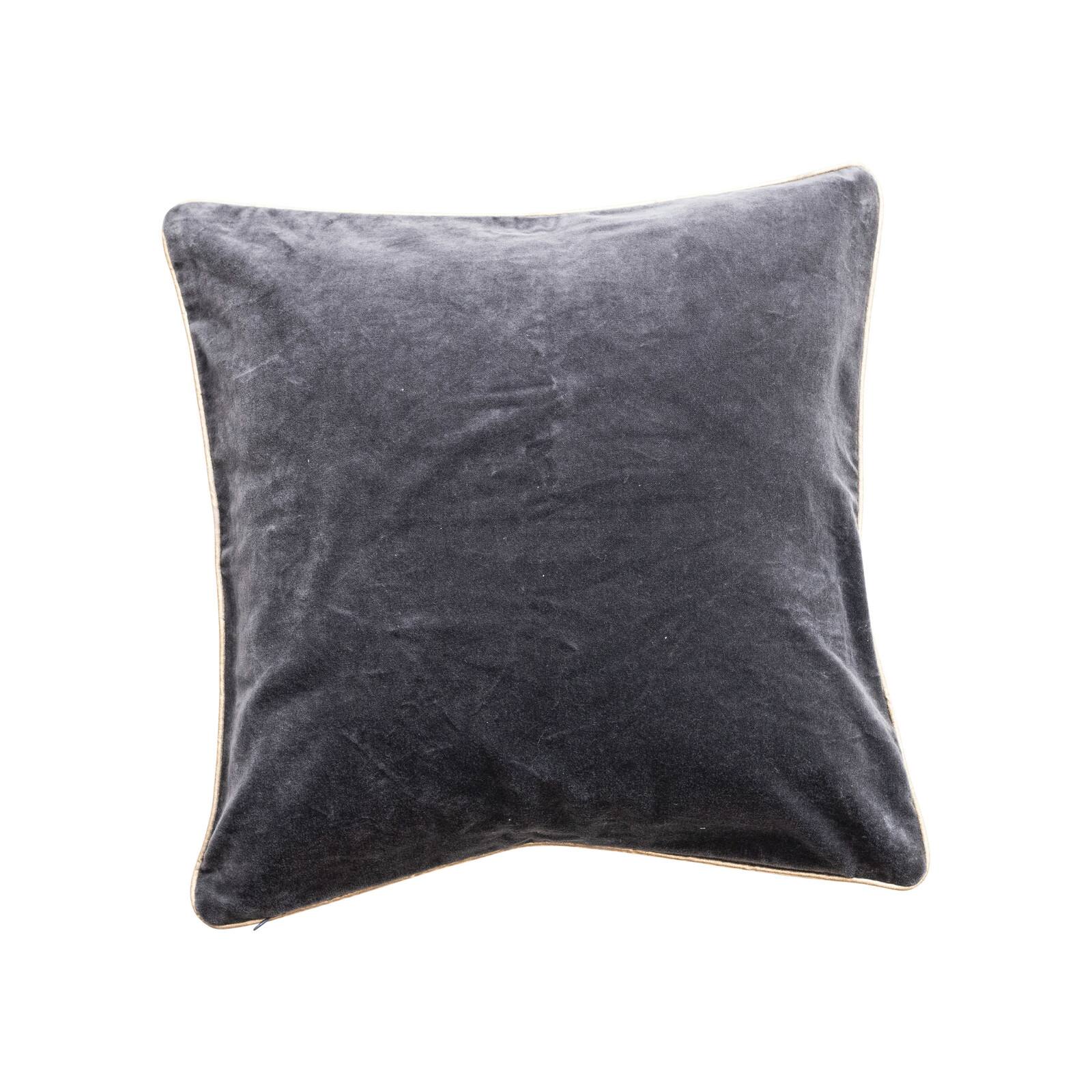 Hello Honey® 18" Navy & Gold Velvet Printed Sacred Heart Accent Pillow