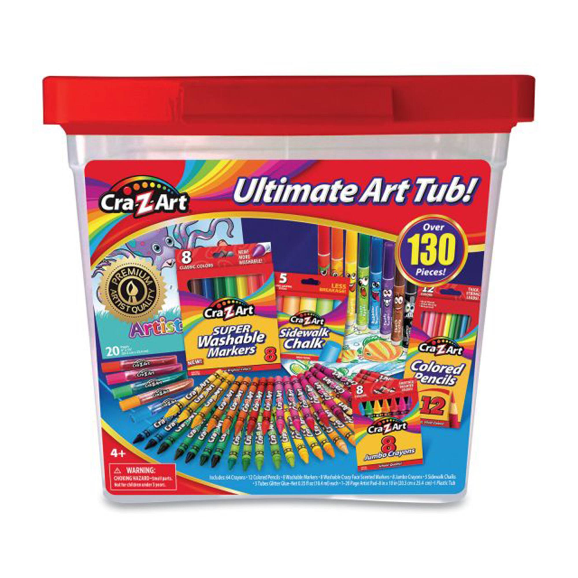 Cra-Z-Art® 130 Piece Super Coloring Tub | Michaels