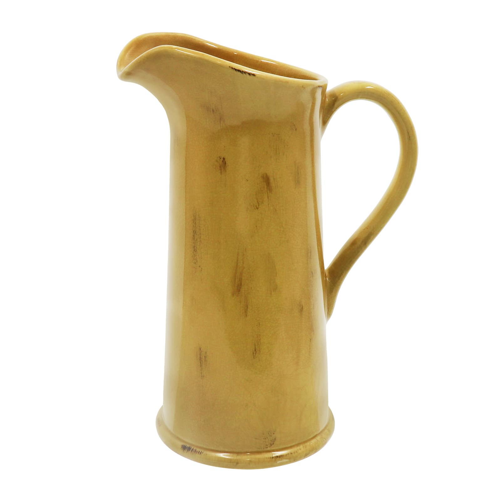 13.5" Yellow Ceramic Vase by Ashland®