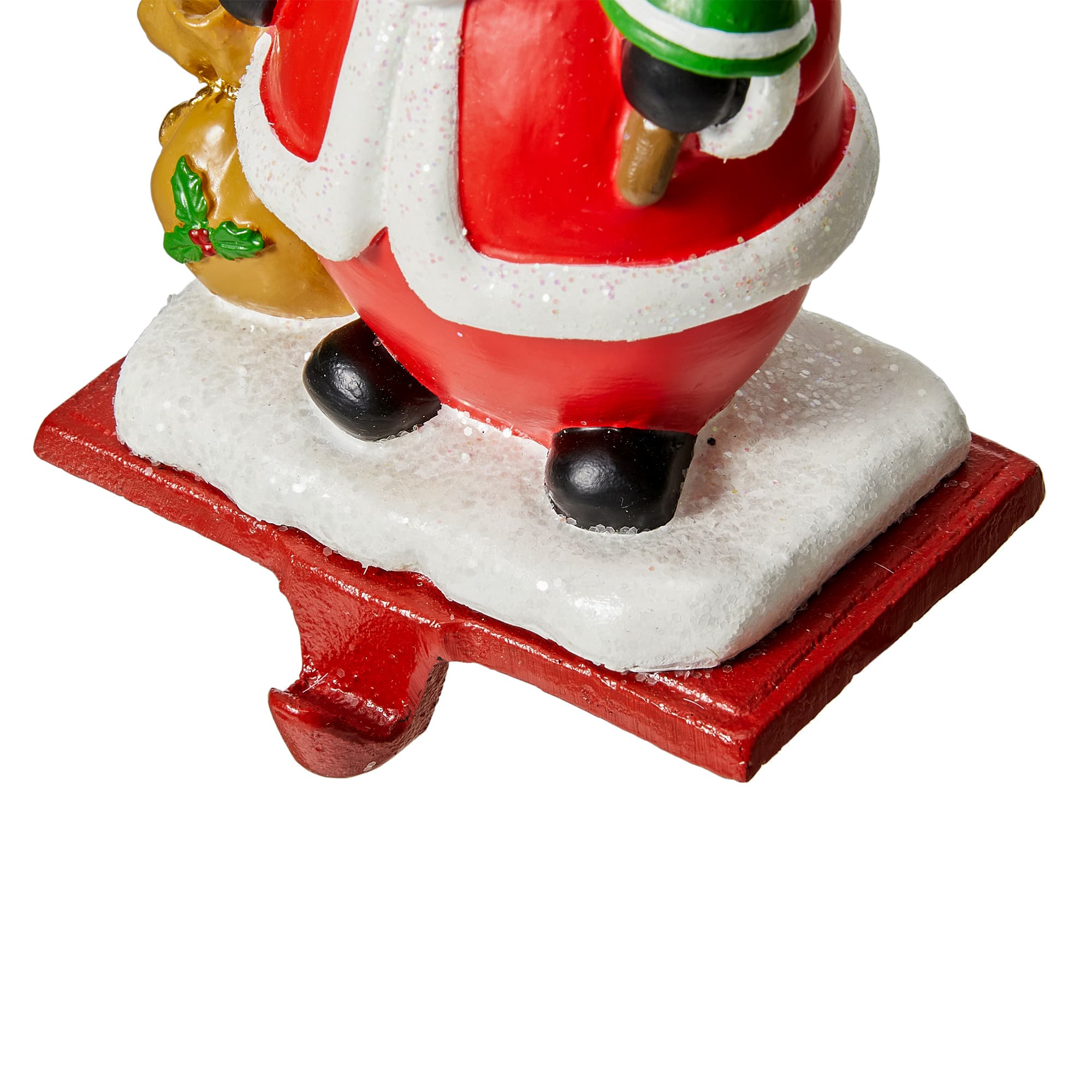 Glitzhome® 7" Santa, Snowman & Penguin Stocking Holder Set