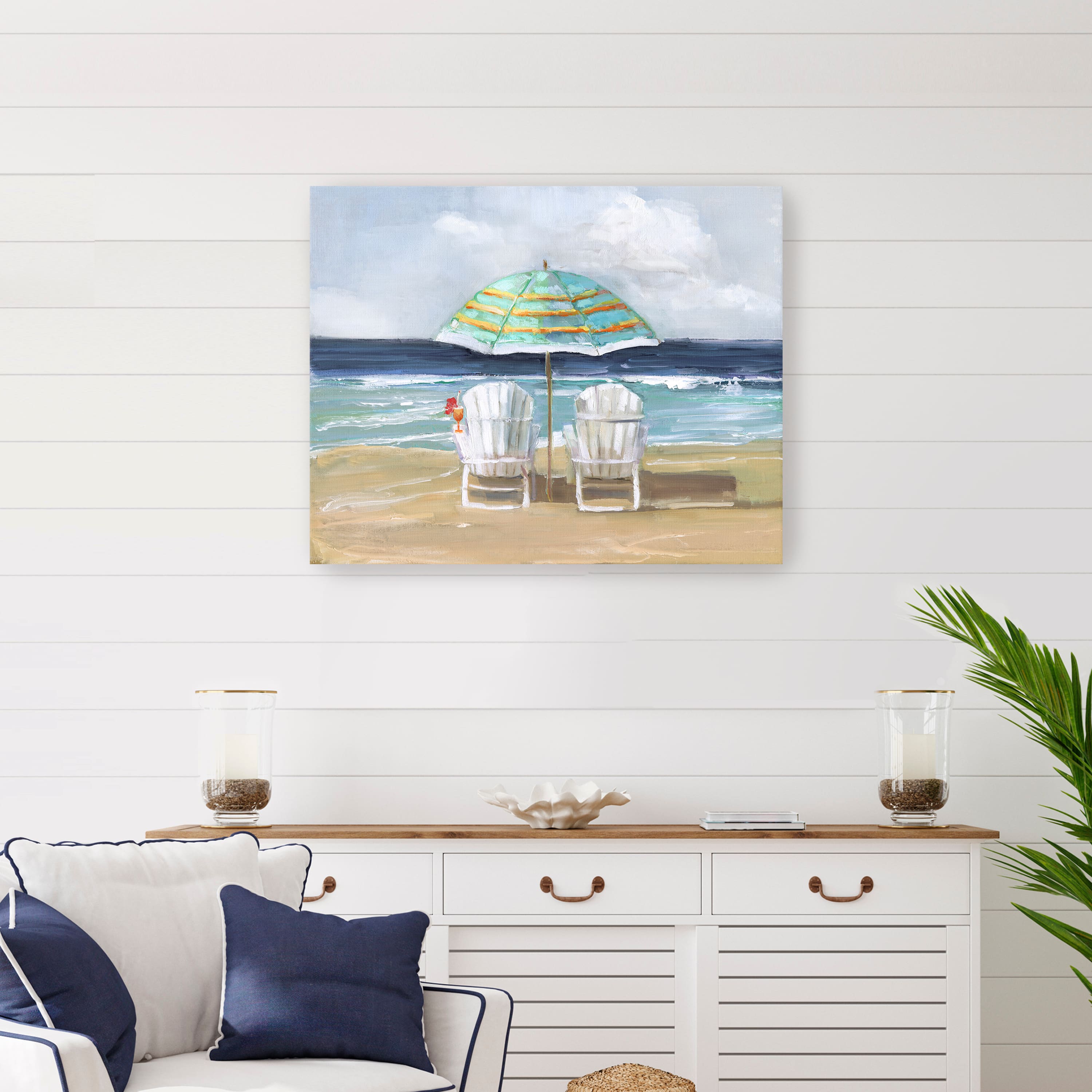 Two's Cpmpany Canvas Giclee