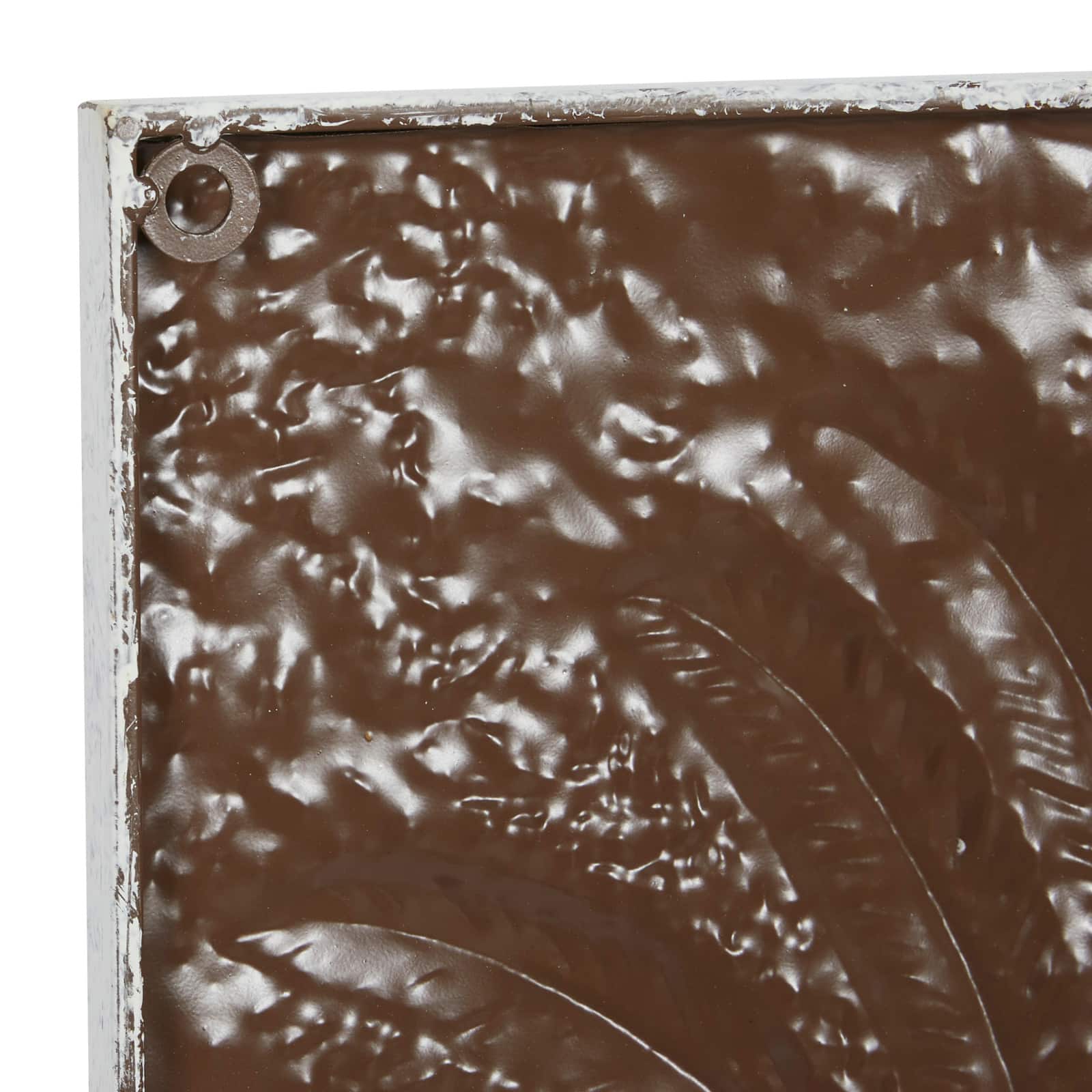 33" Gold Iron Coastal Palm Trees Wall Décor