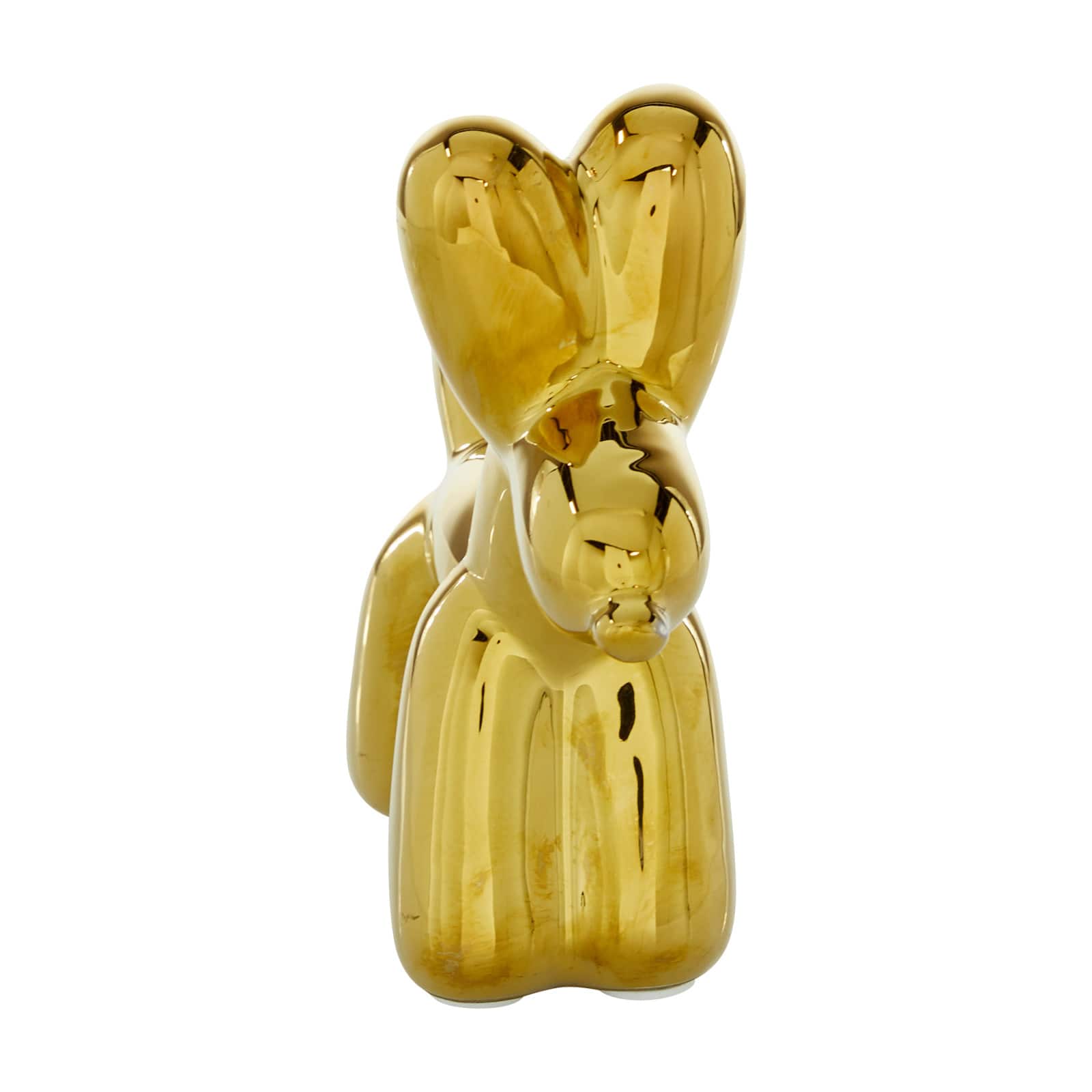 CosmoLiving by Cosmopolitan Gold Ceramic Glam Sculpture