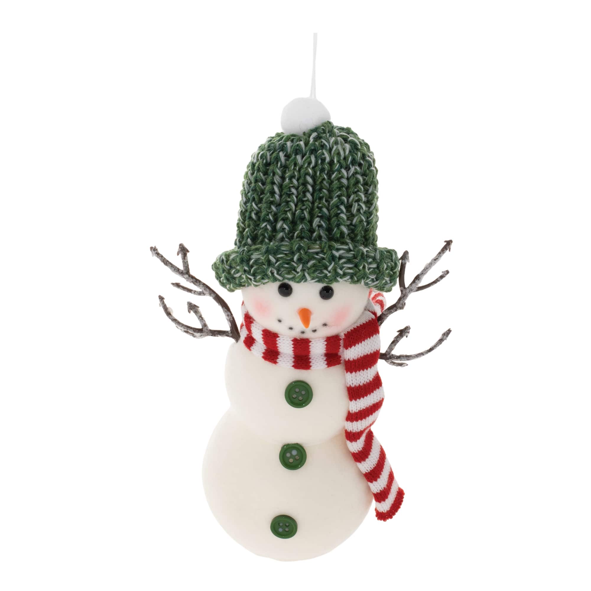 Melrose 7.5" Snowman Polyester Ornaments Set