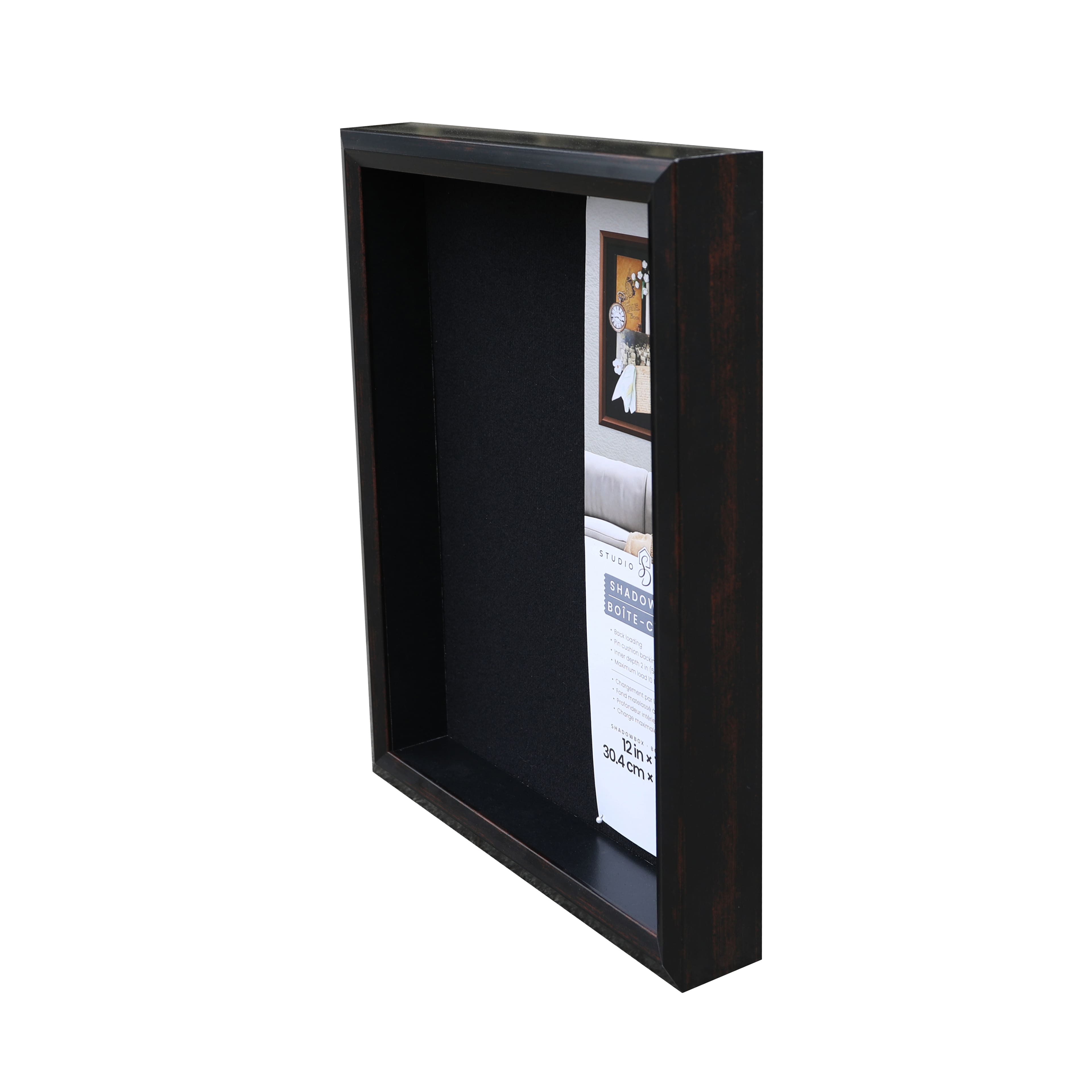 12" x 16" Beveled Brown Shadow Box by Studio Décor®