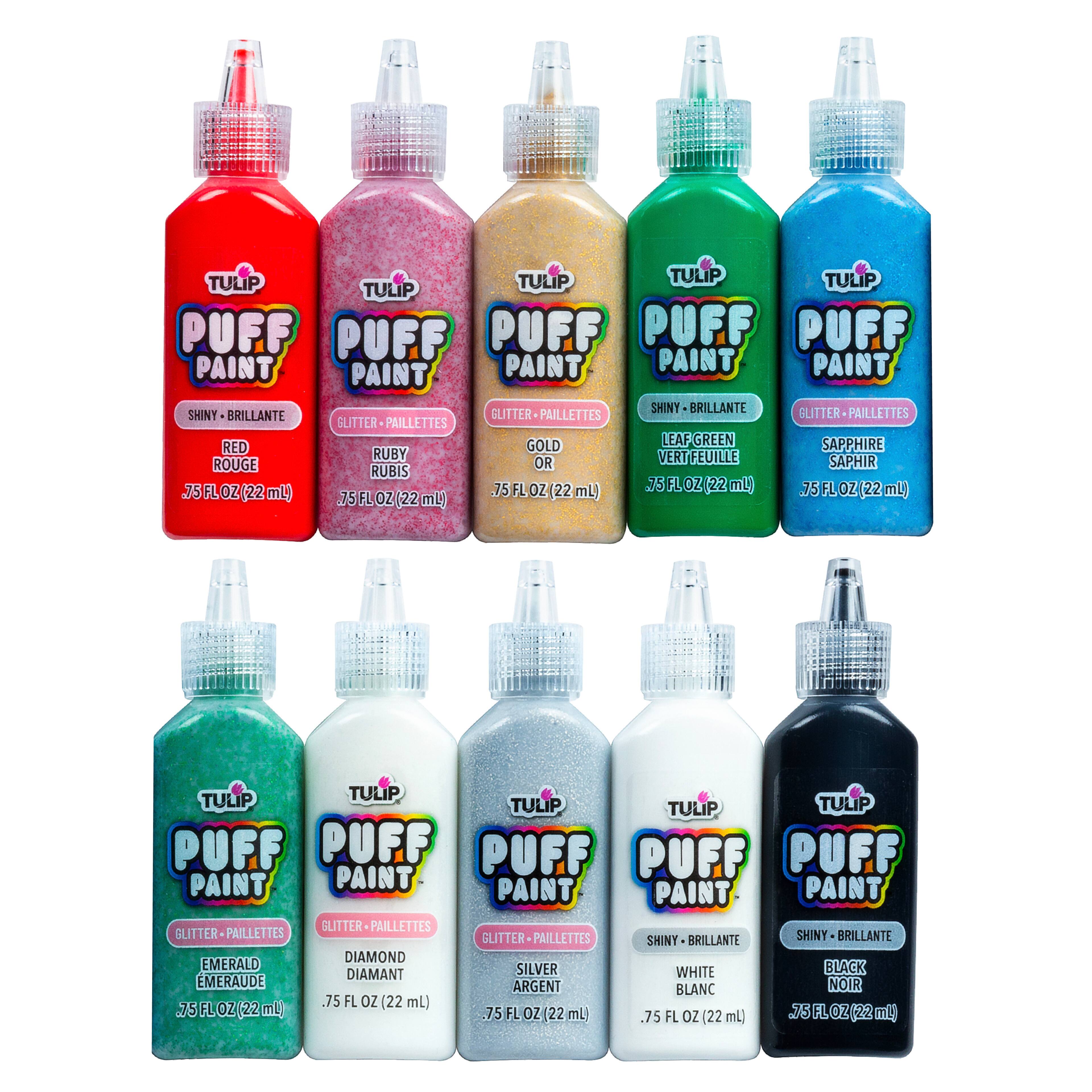 6 Packs: 10 ct. (60 total) Tulip® Glitter Puff Paint Set