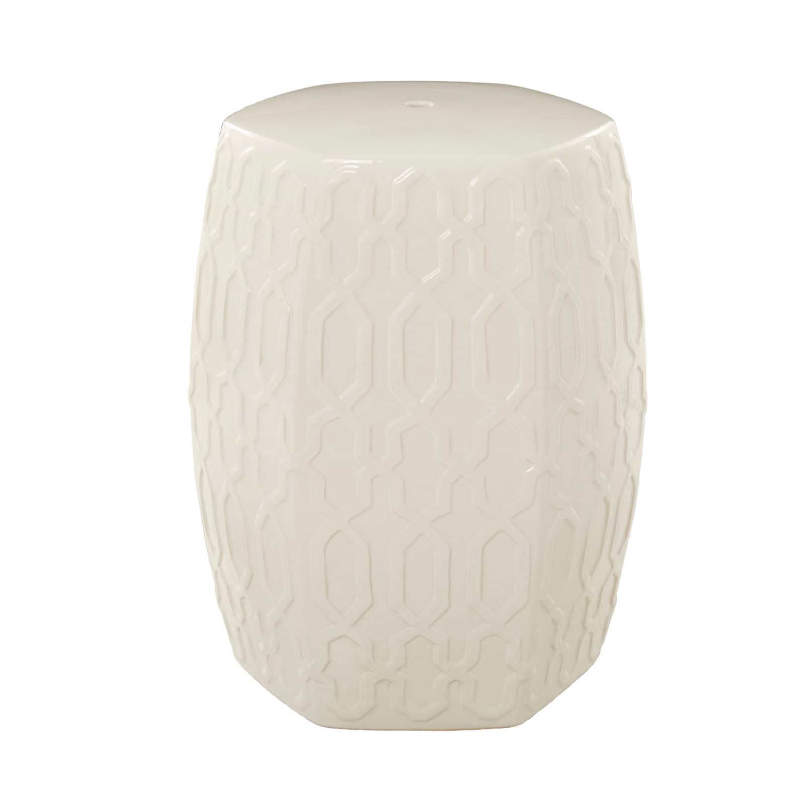 Ceramic Contemporary Accent Table