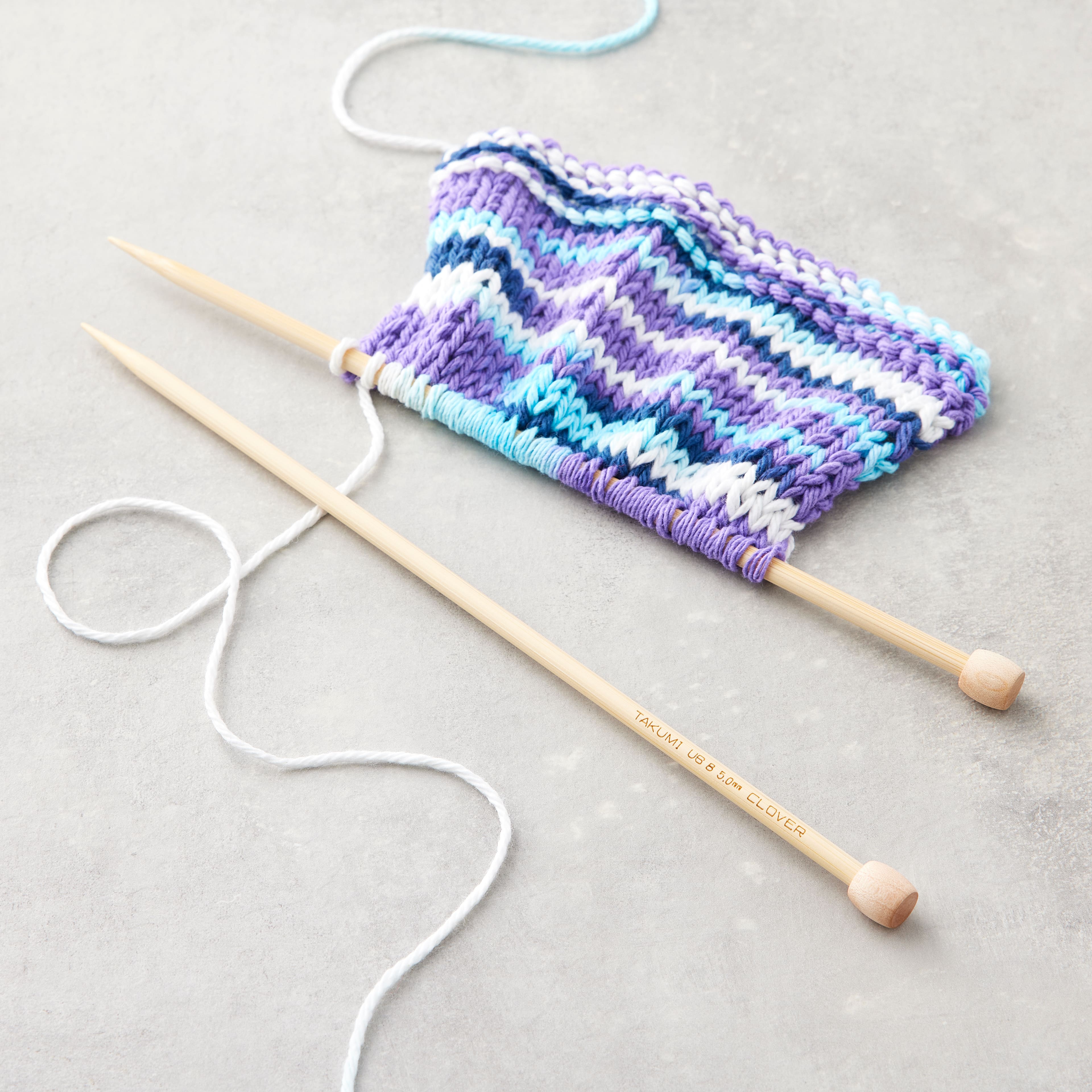 Takumi Bamboo Single Pointed Knitting Needles, 9”