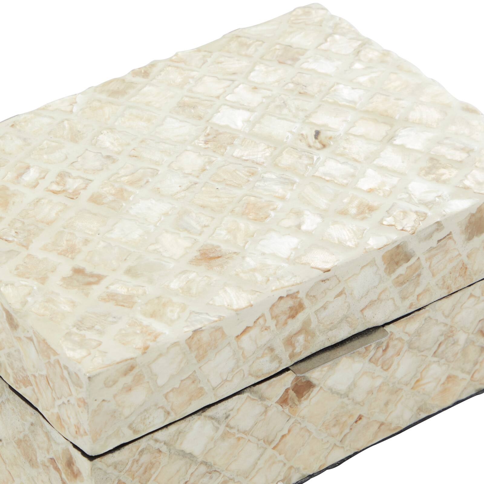 Beige Mother of Pearl Coastal Box Set