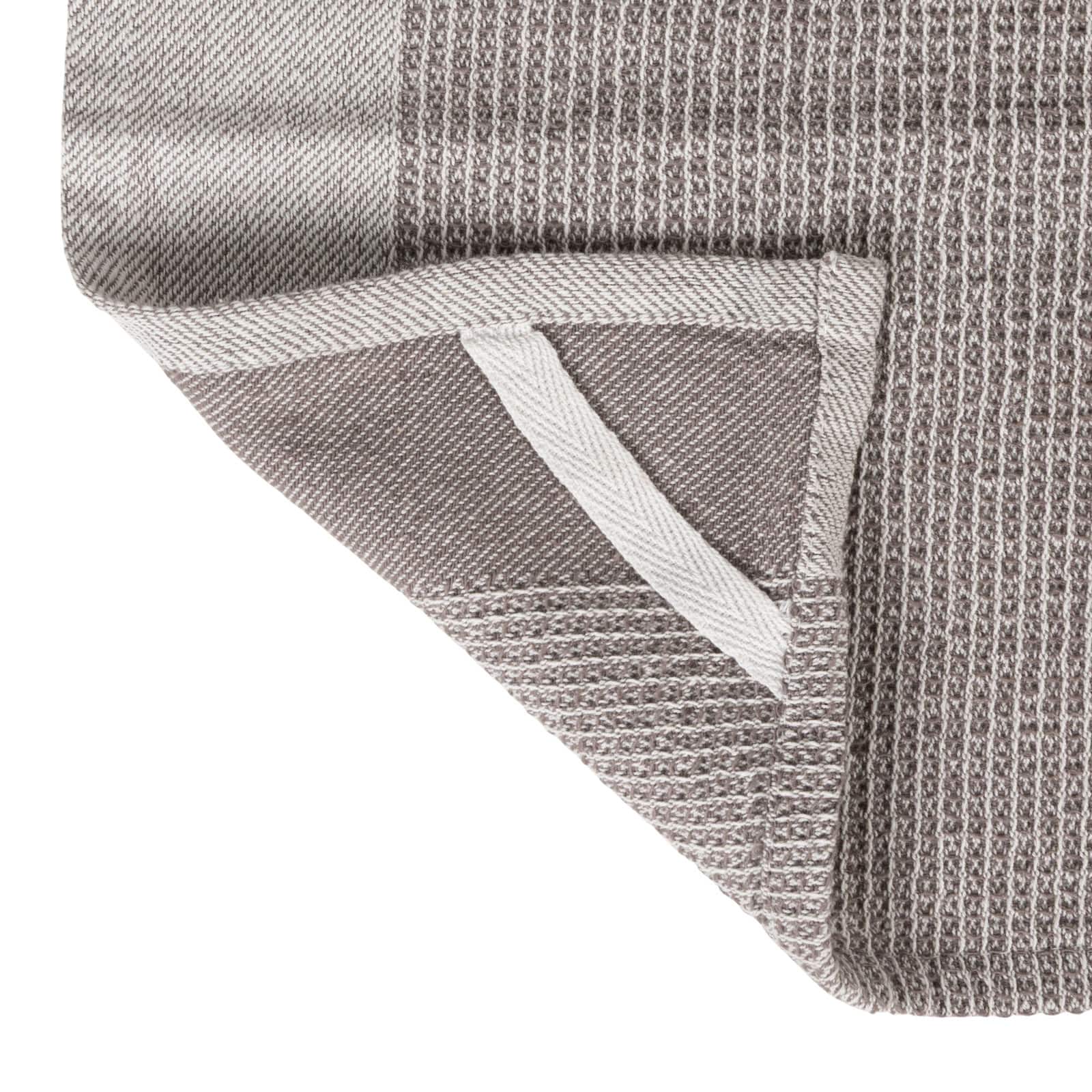 Hello Honey® Gray Cotton Waffle Weave Tea Towels, 2ct.