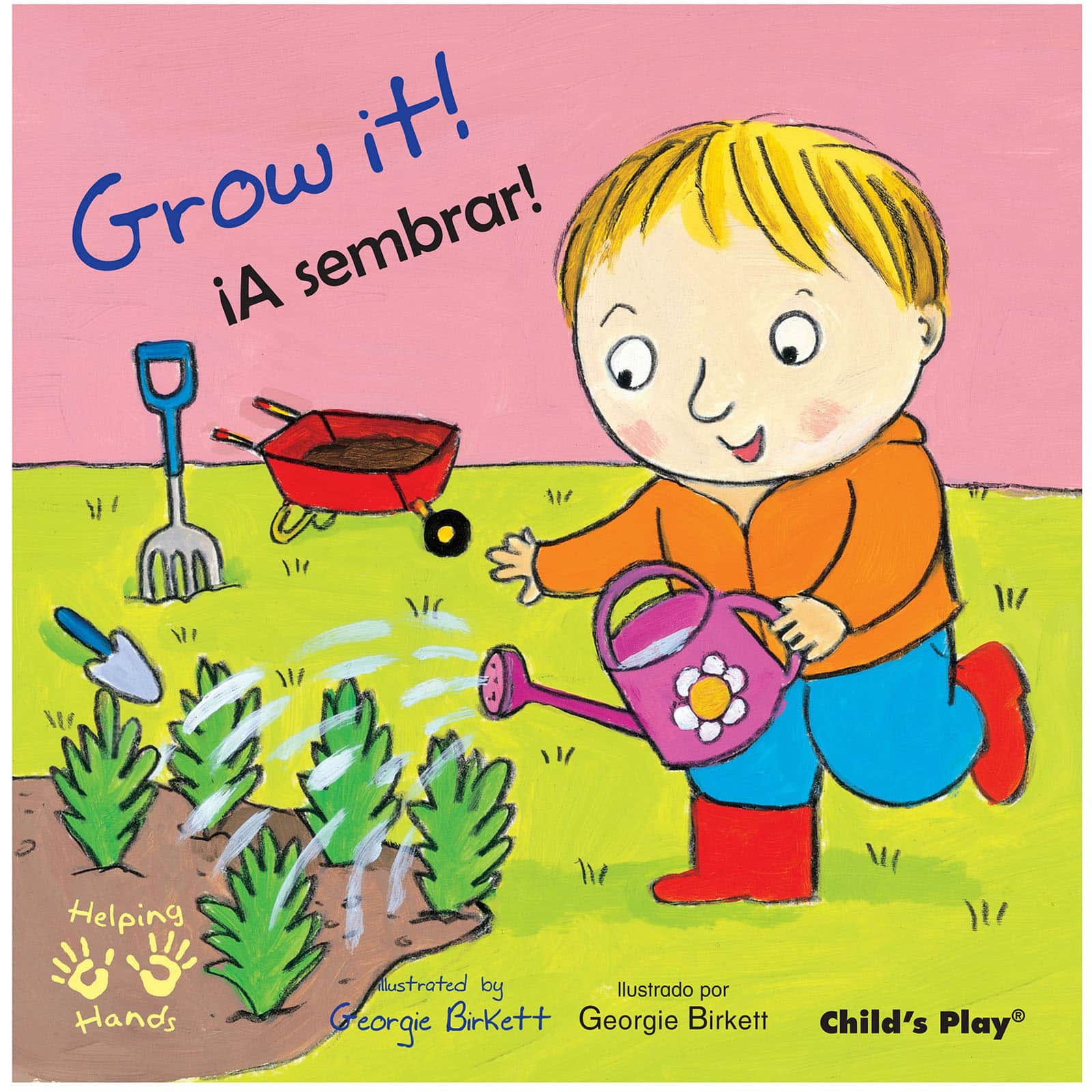 Child's Play Helping Hands/Manos Amigas Bilingual Books, Set of 4