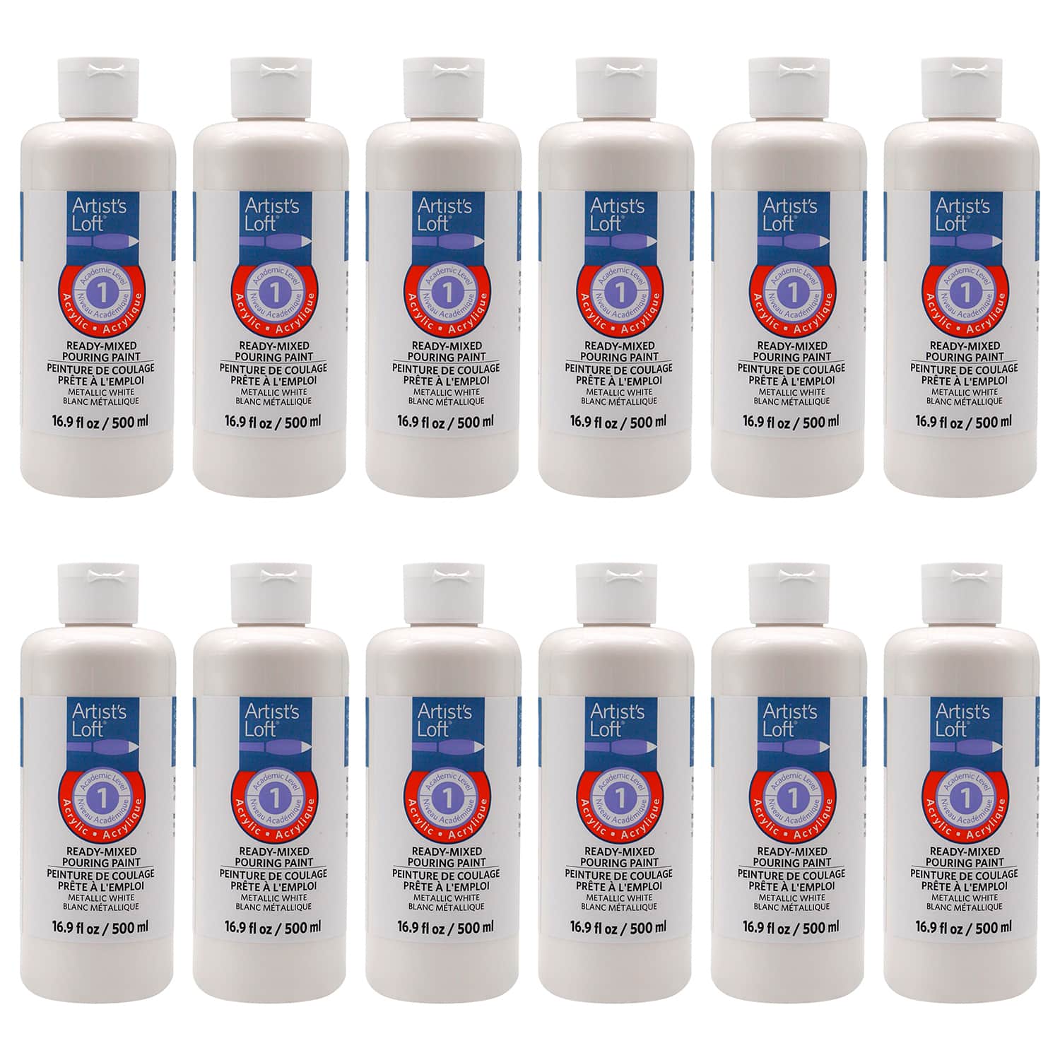 12 Pack: Acrylic Ready-Mixed Pouring Paint by Artist's Loft™