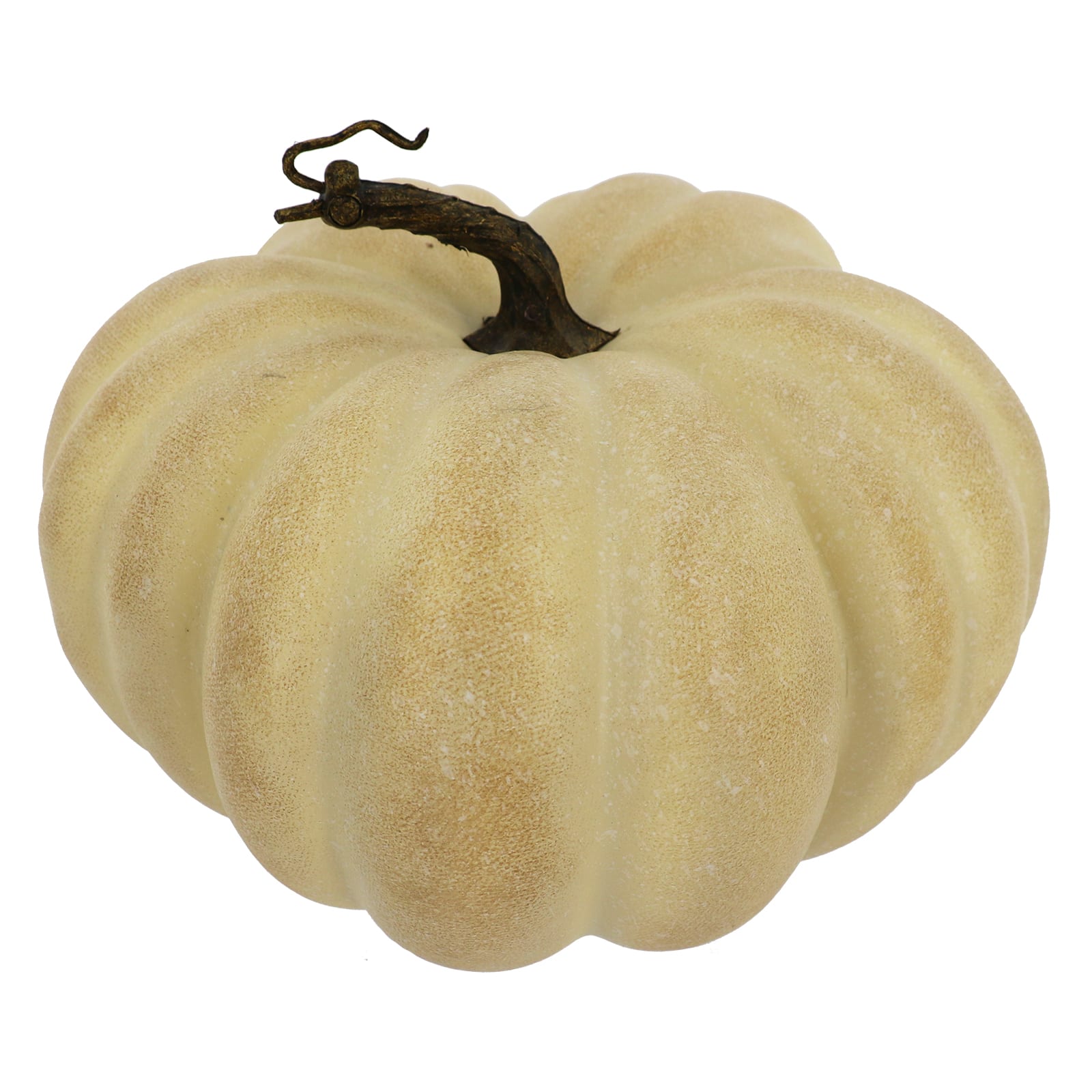 10" White Washed Beige Decorative Pumpkin by Ashland®