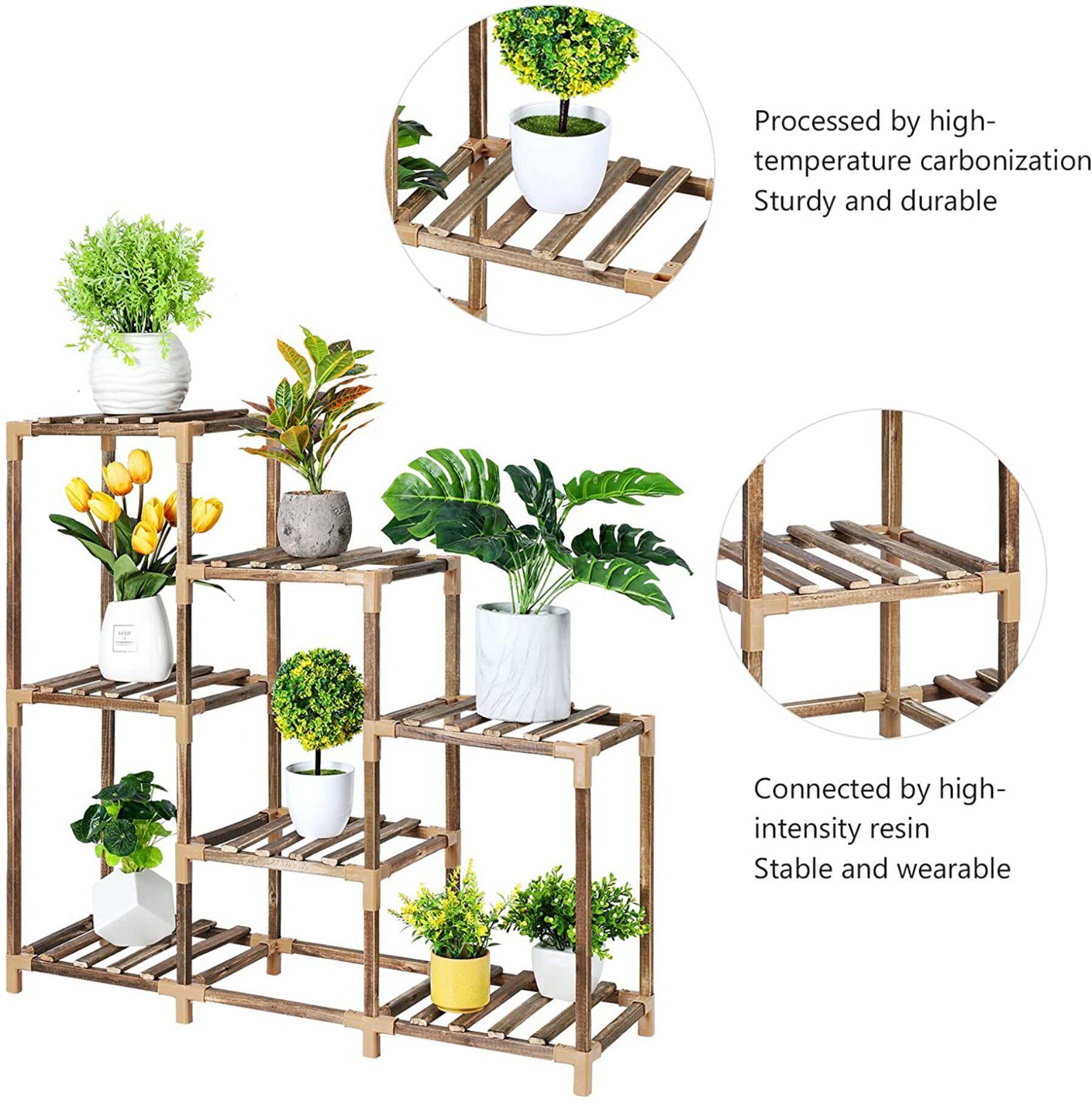NEX™ 3 Tier Weekday Ladder Garden Plant Rack