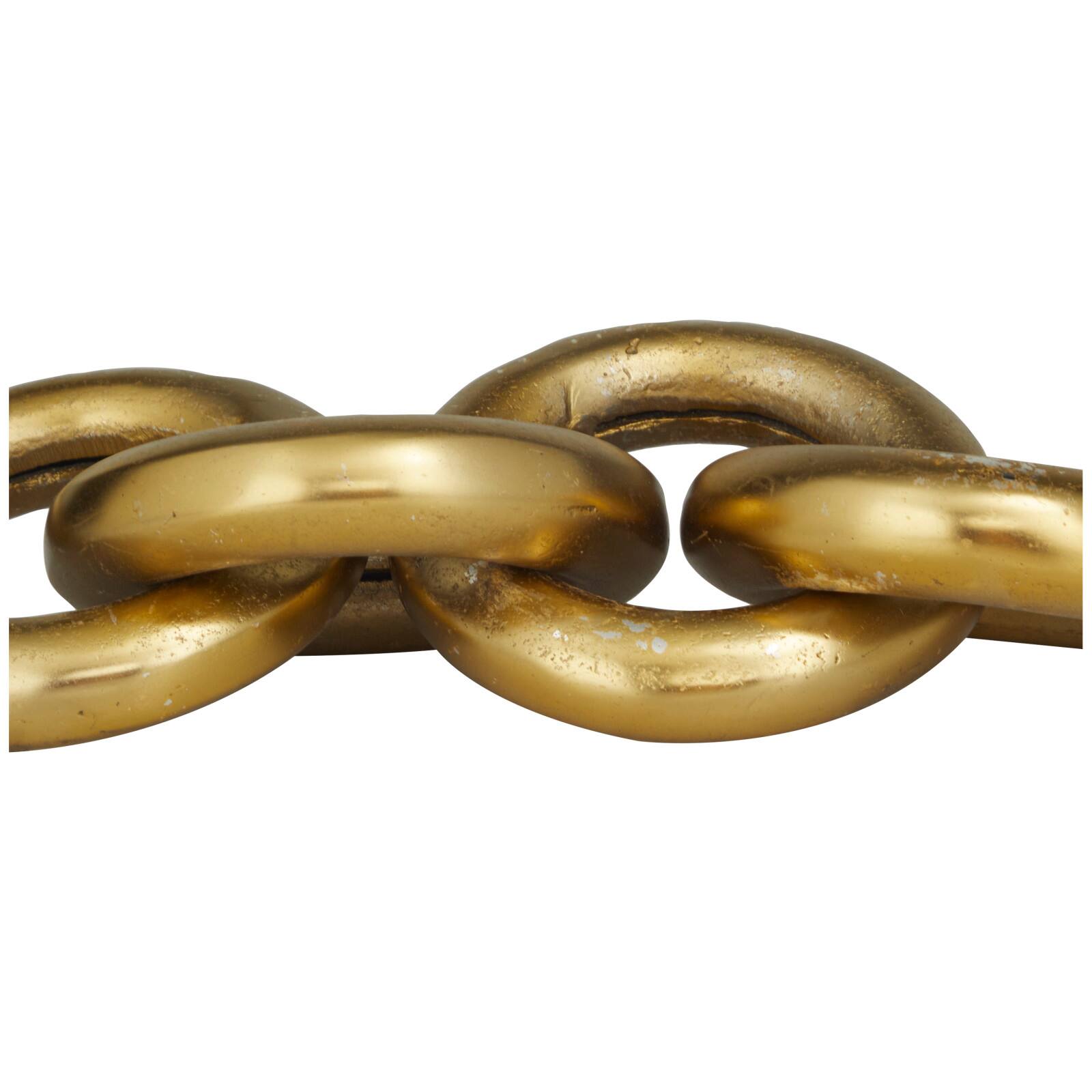 16" Aluminum Chain Sculpture