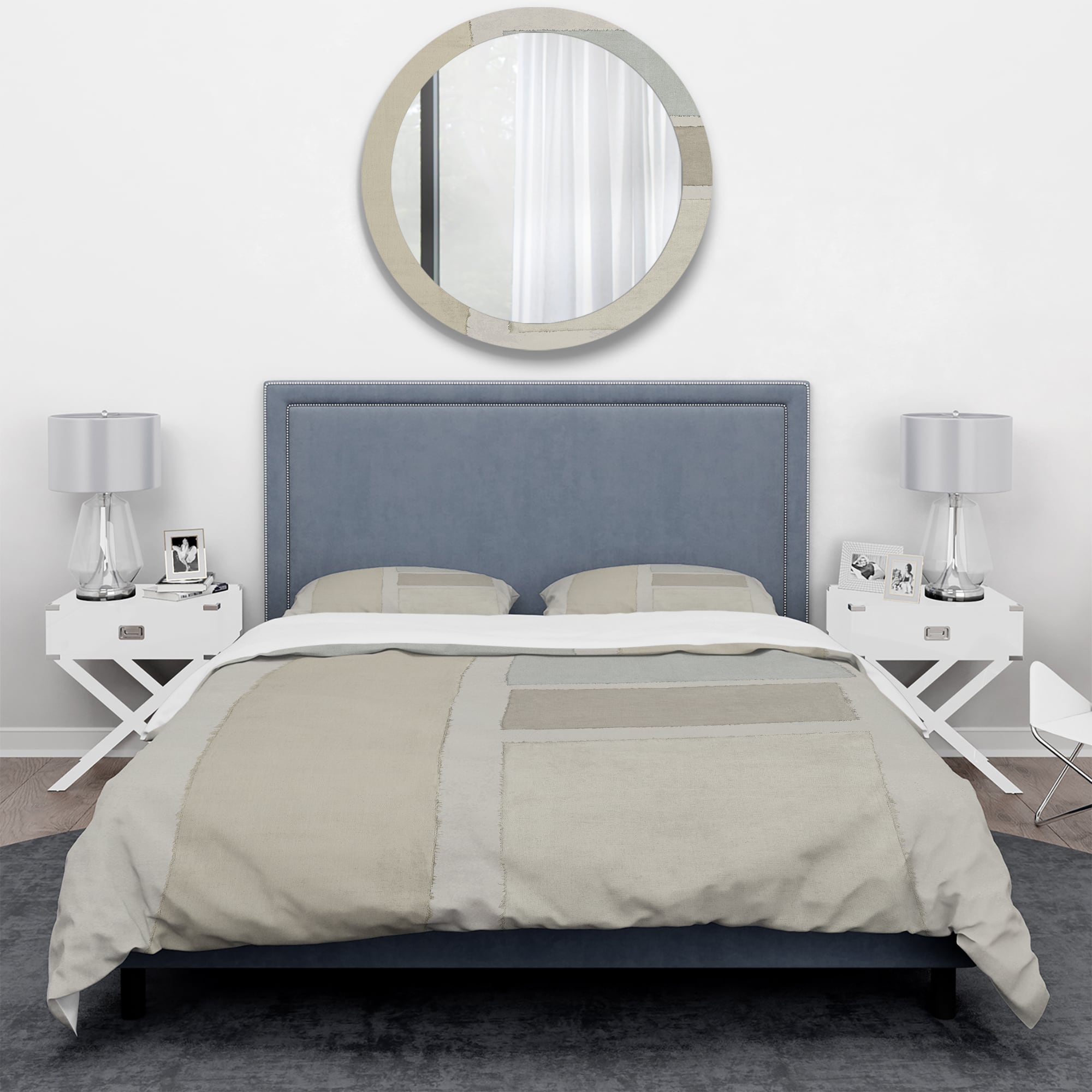 Designart 'Painted Weaving III FB' Geometric Bedding Set