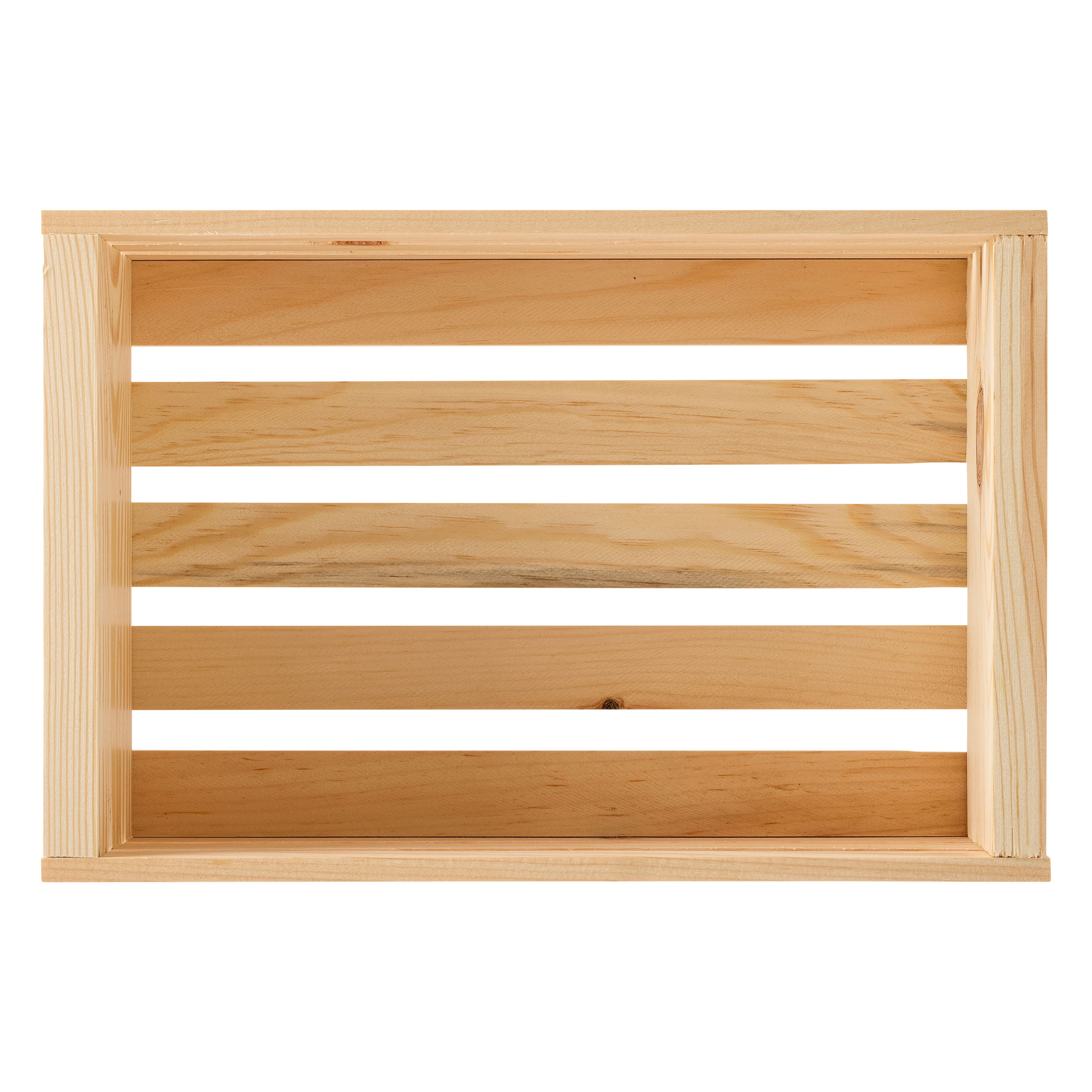 6 Pack: 14" x 9" Pinewood Crate by Make Market®
