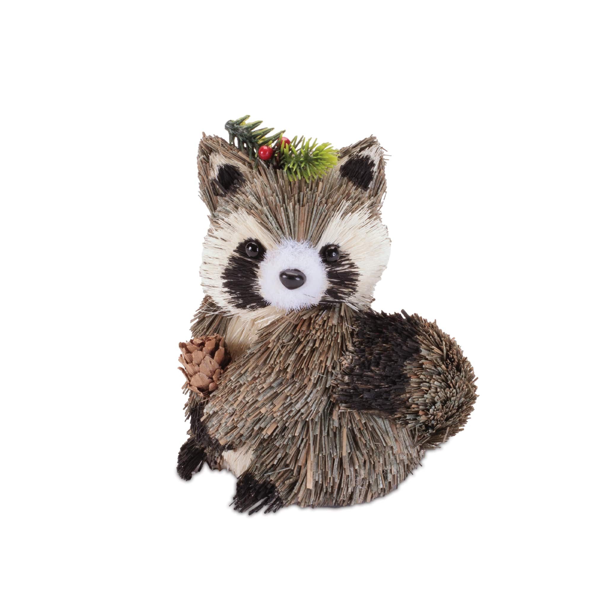 Melrose Holiday Raccoon Shelf Sitter Set