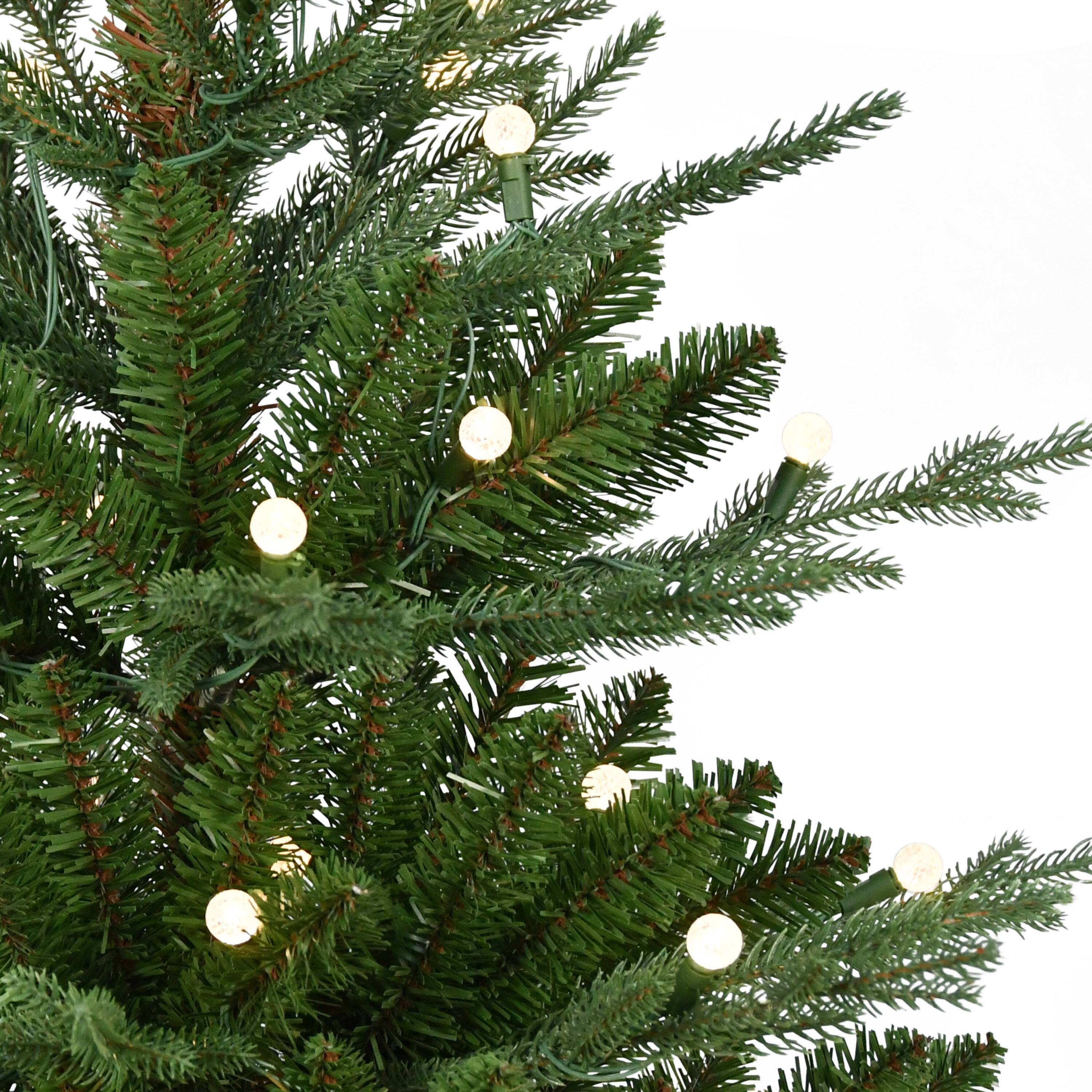 3ft. Pre-Lit Artificial Christmas Tree in Burlap Base