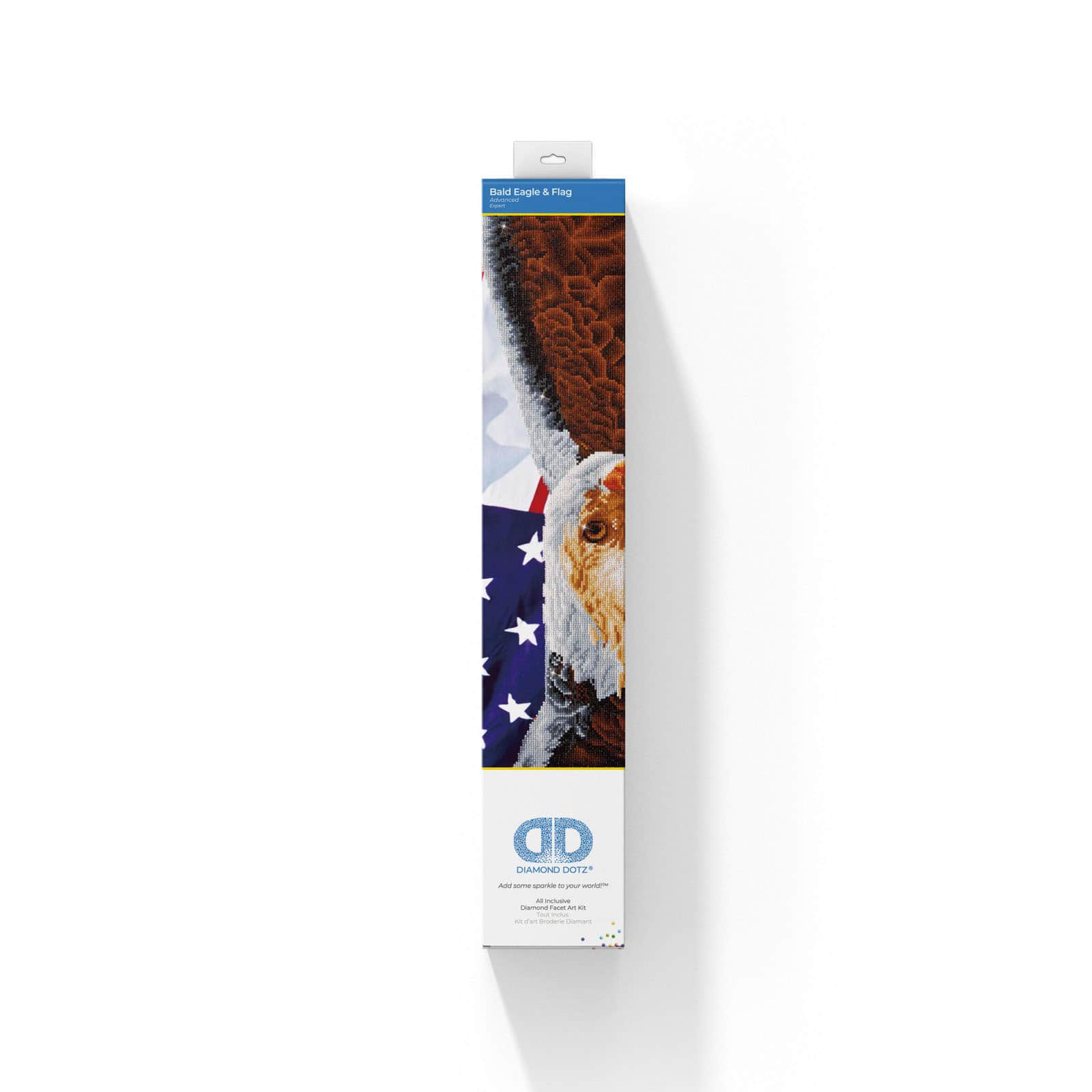 Diamond Dotz® Advanced Bald Eagle & Flag Diamond Painting Kit