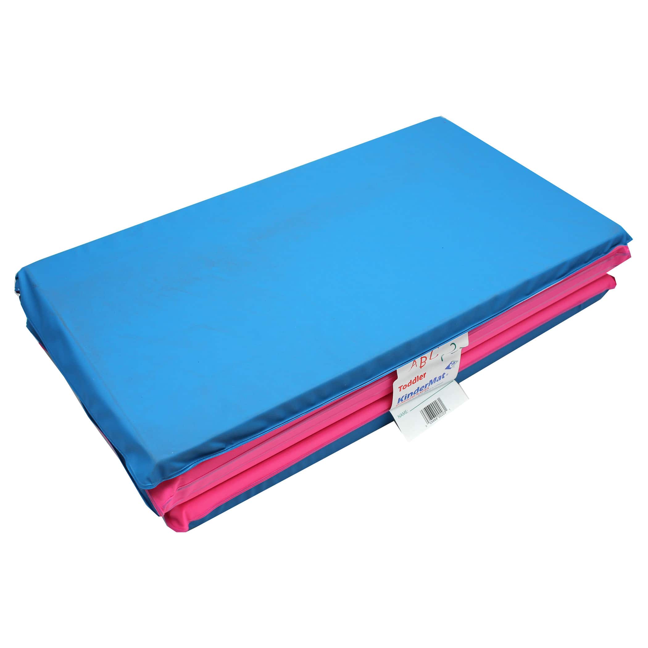 Blue & Pink Toddler KinderMat with Pillow