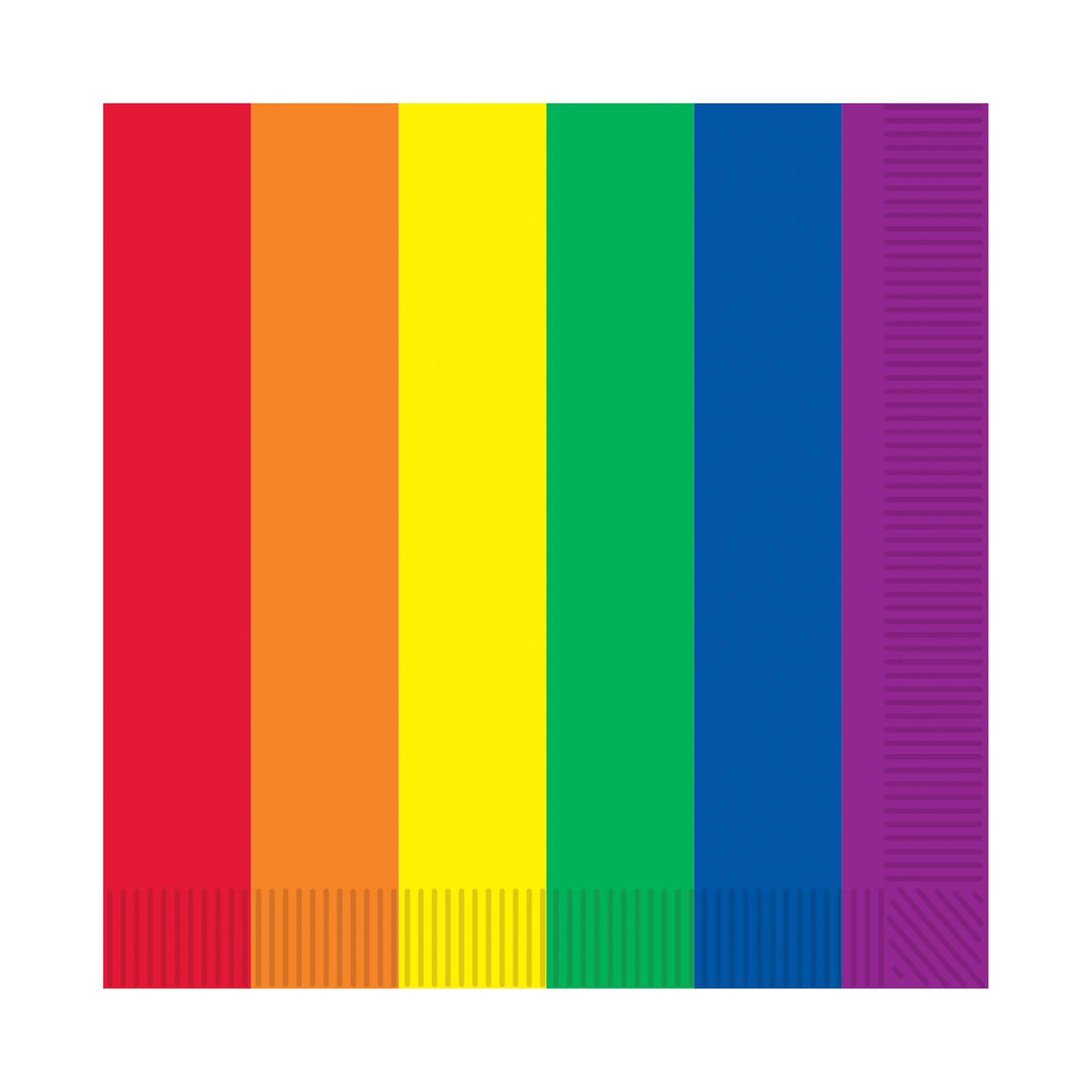 Beistle Rainbow Beverage 2-Ply Napkins, 32ct.