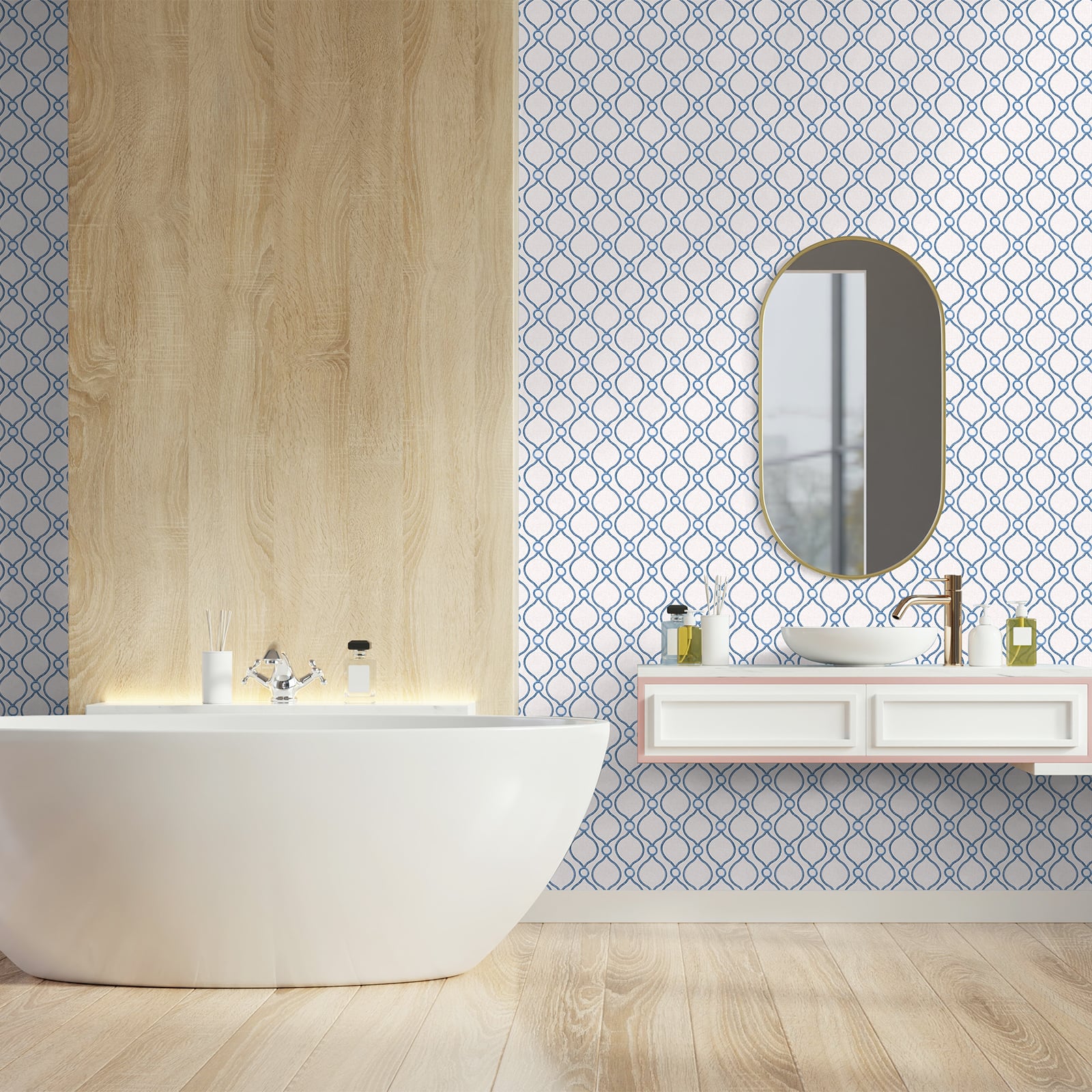 Surface Style Curveball Peel & Stick Wallpaper