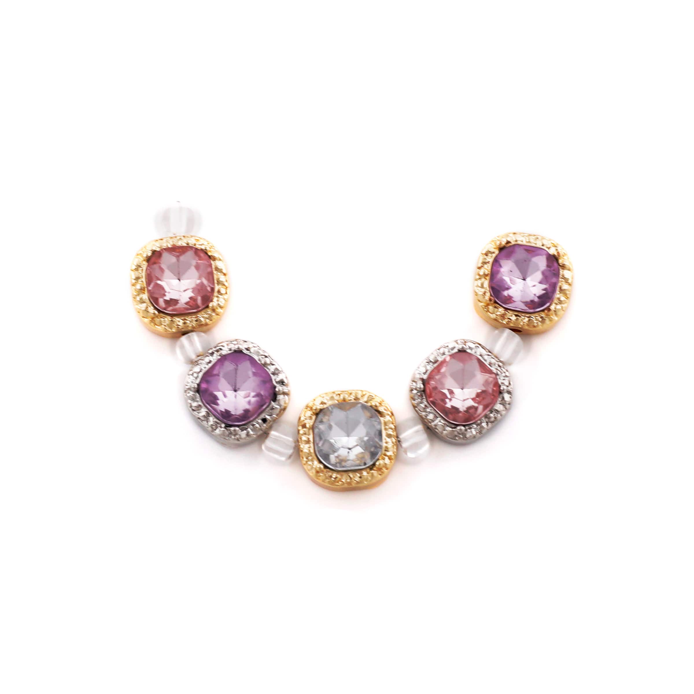 11mm Square Metal Beads by Bead Landing™