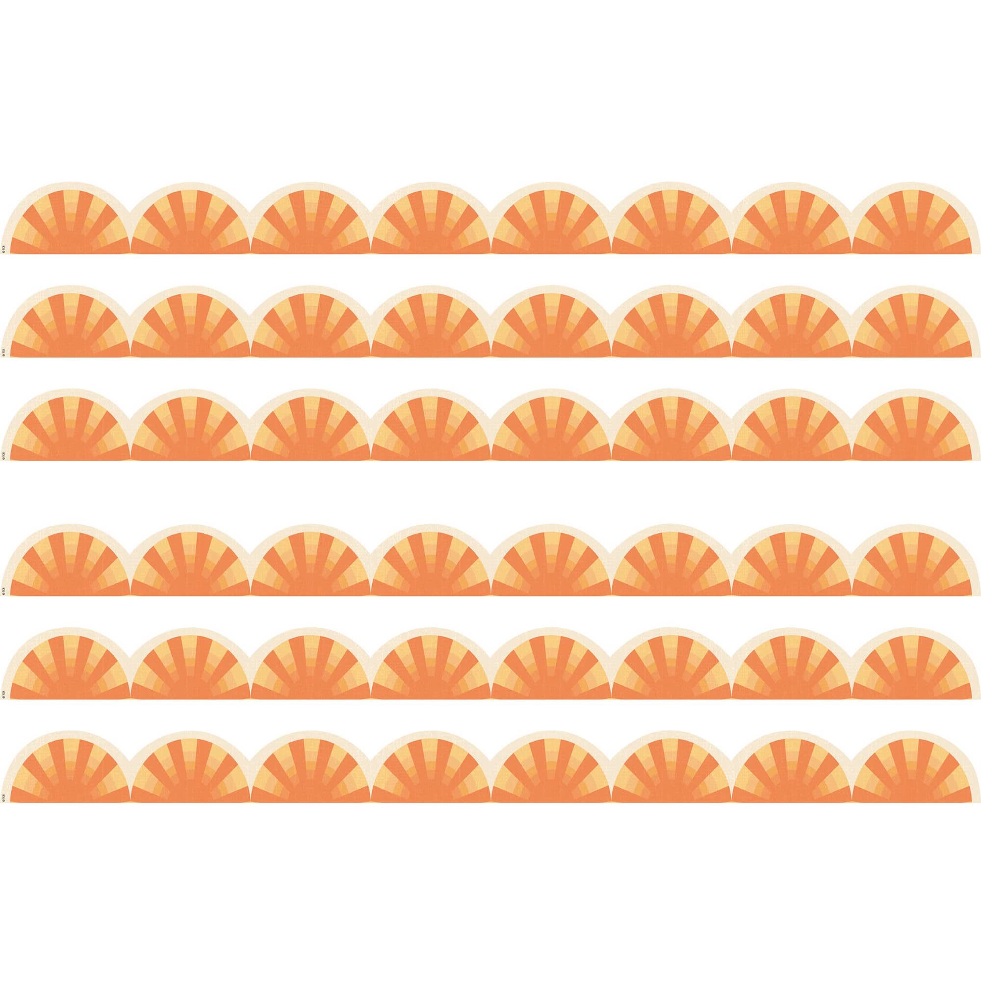 Teacher Created Resources® 2.75" x 35ft. Moving Mountain Road Trip Sunshine Border Trim, 6 Packs of 12