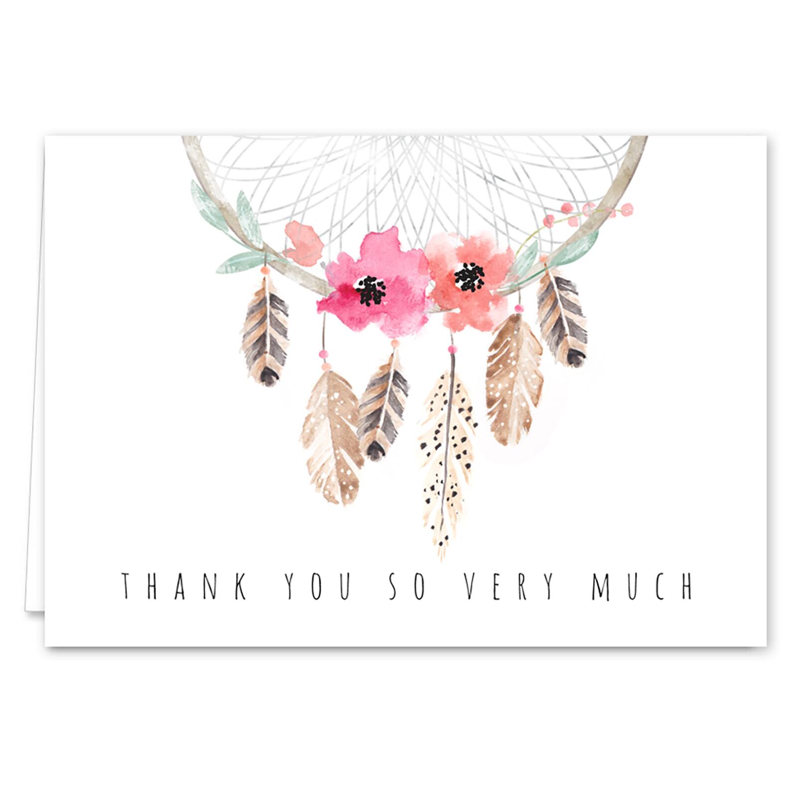 Hortense B. Hewitt Co. Bohemian Thank You Notes