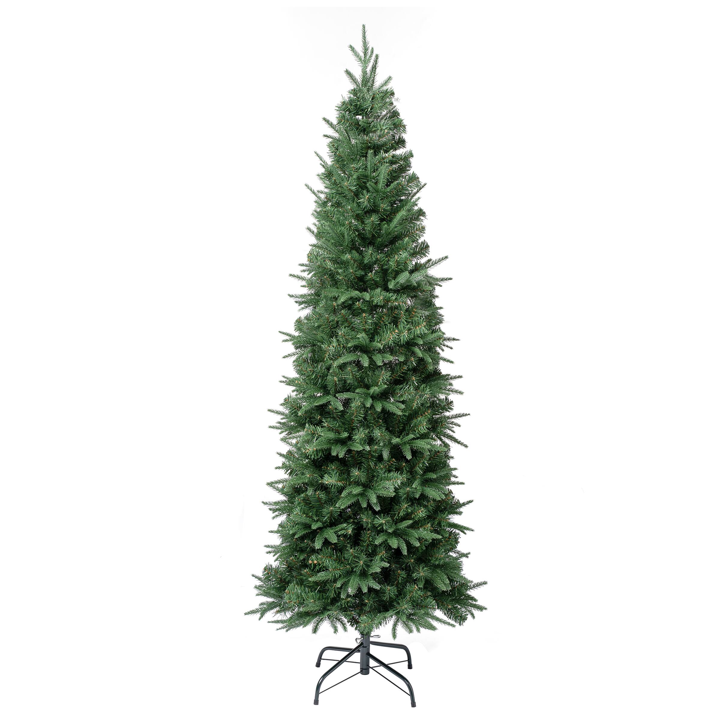 6ft. Unlit Feel-Real Duxbury Slim Mixed Christmas