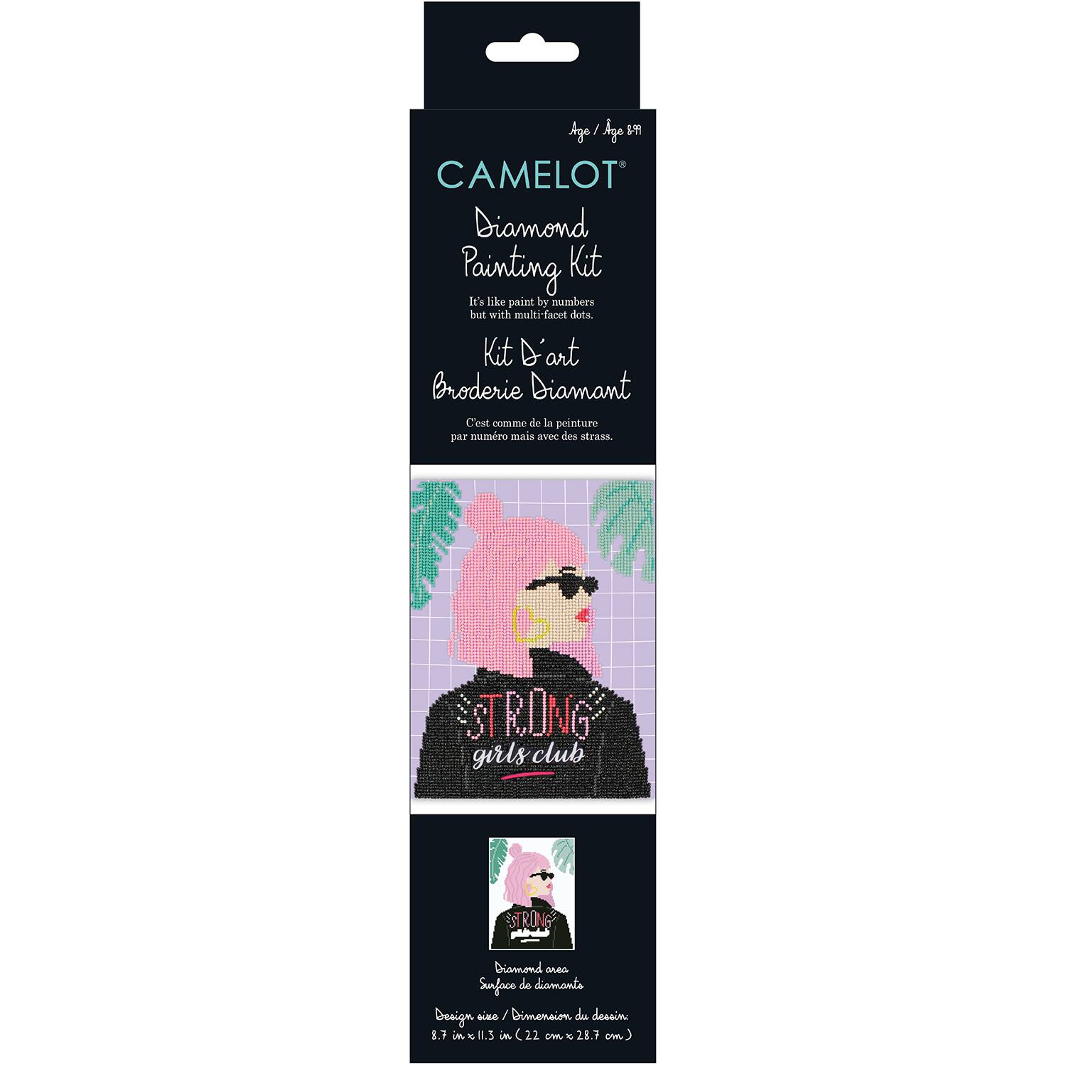 Camelot® Dots Strong Girls Club Diamond Painting Kit