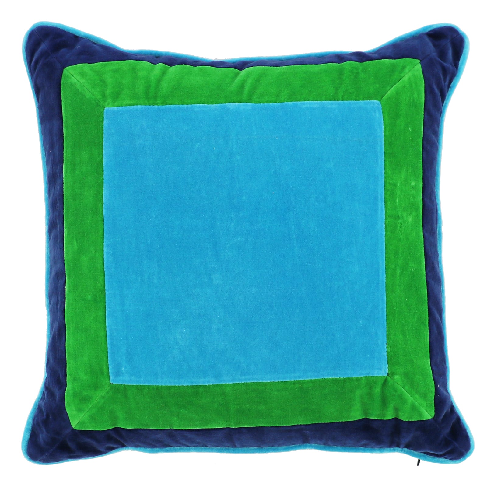Jonathan Adler x Michaels 18" Blue & Green Square Pillow