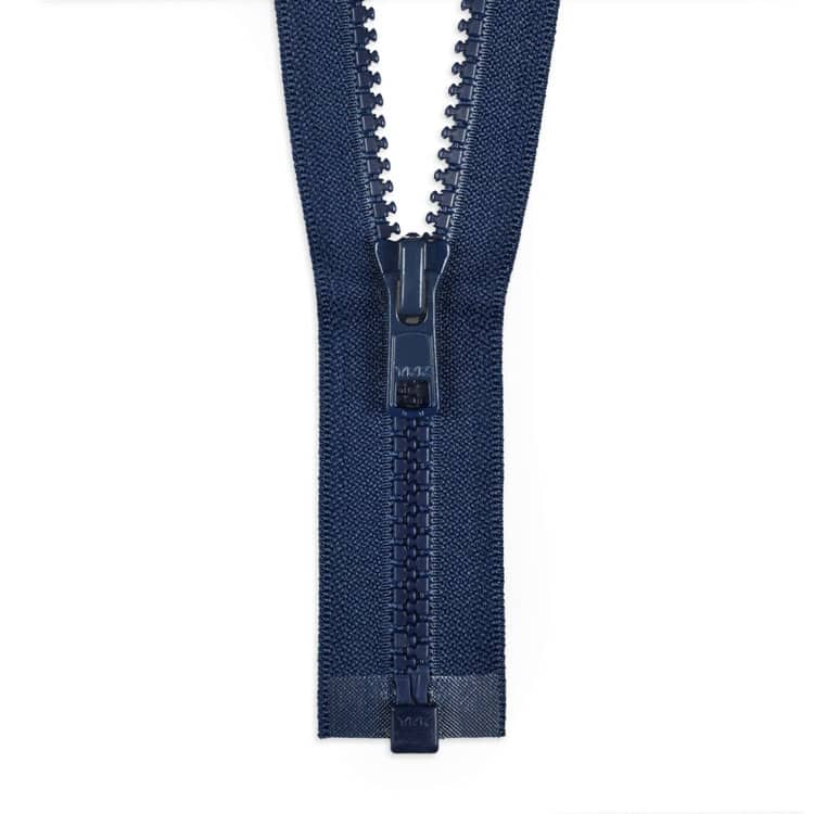 YKK 36" Crayon Blue #5 Plastic Vislon Open End Zipper
