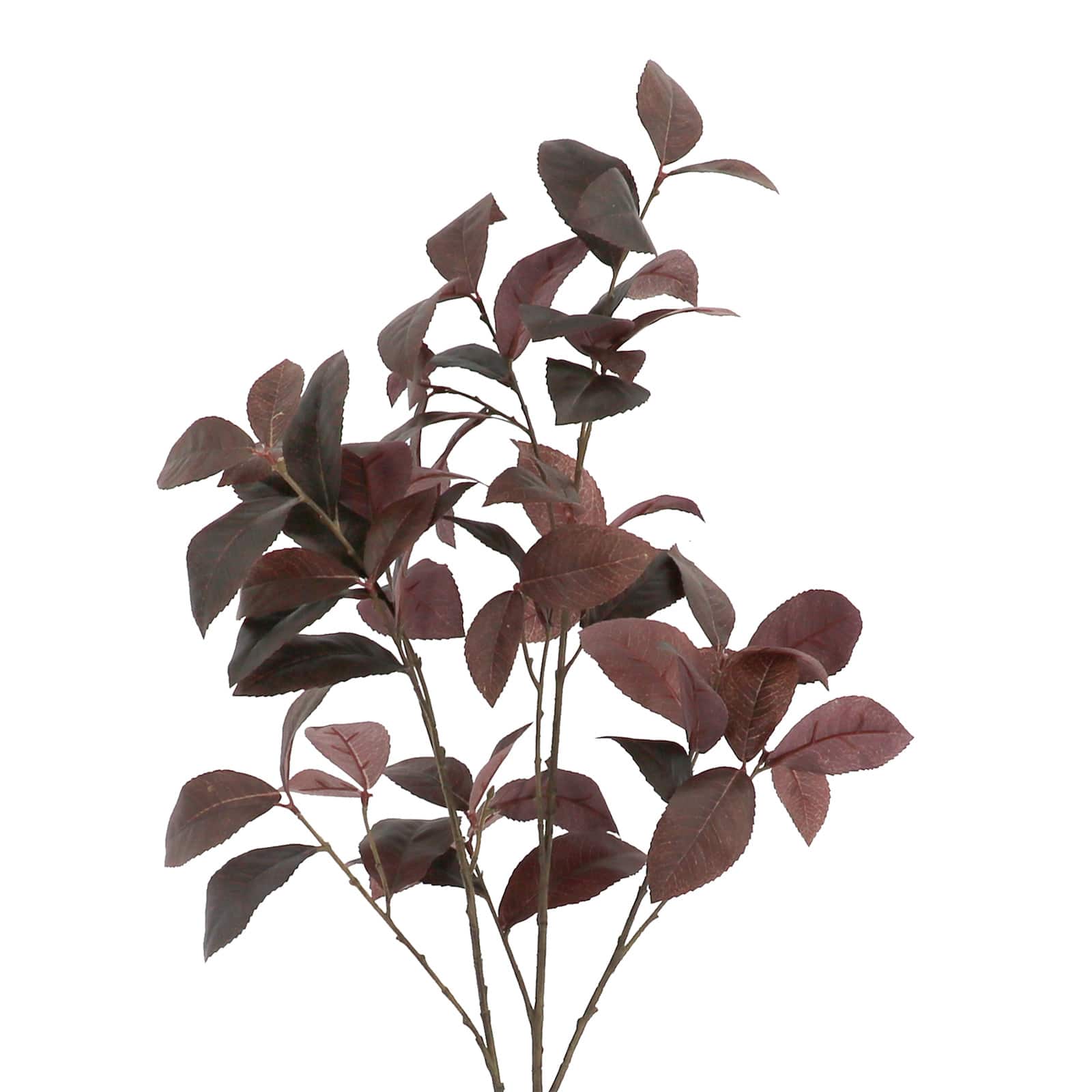37" Burgundy Lemon Leaf Stem by Ashland®