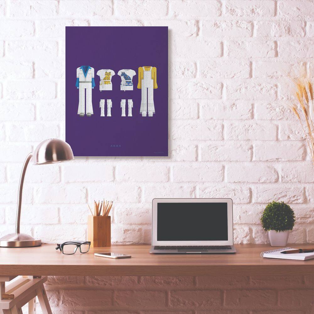 Stupell Industries Abba Modern Fashion Design Canvas Wall Art