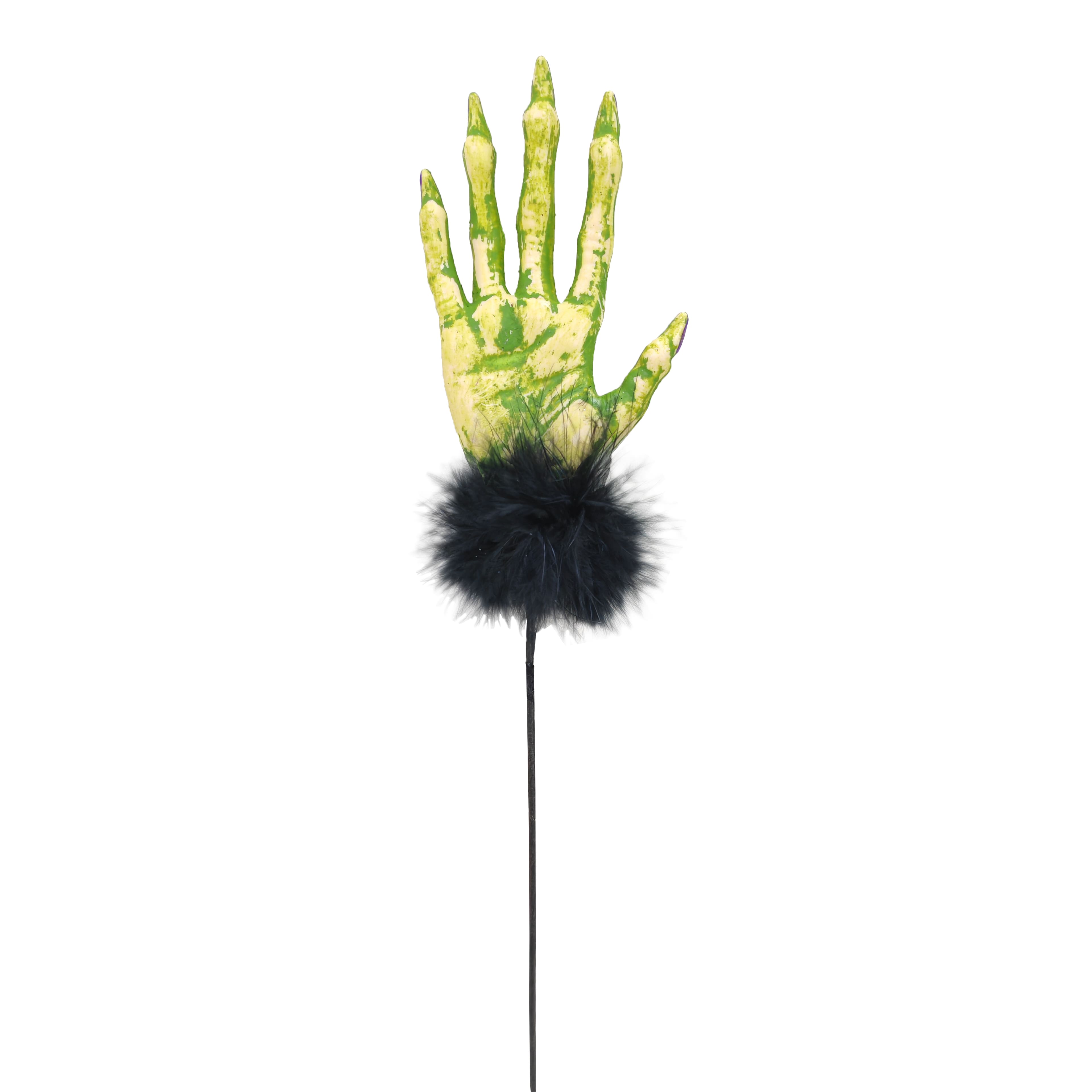 12" Green Hand with Feather Pick by Ashland®