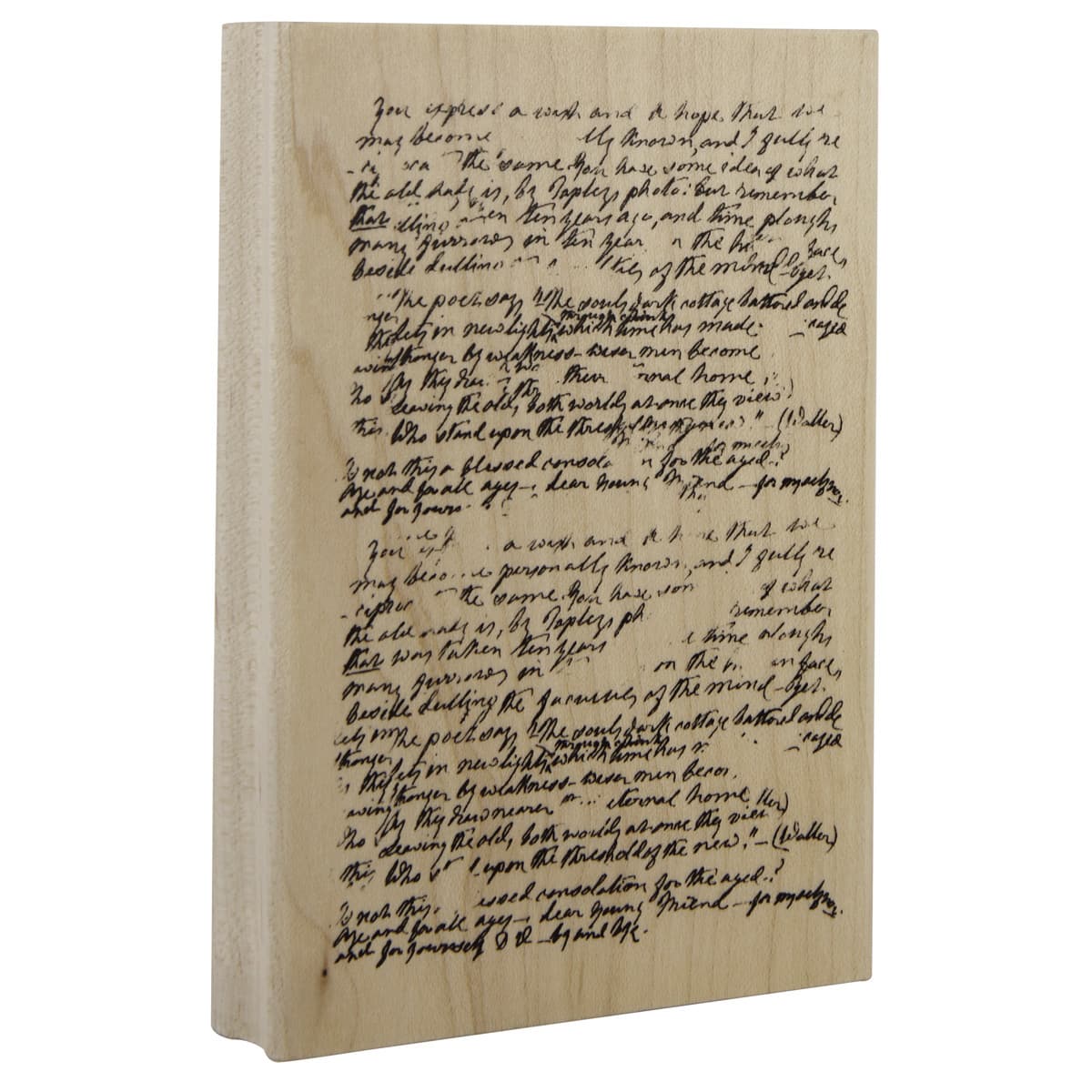 6 Pack: Manuscript Wood Stamp by Recollections™