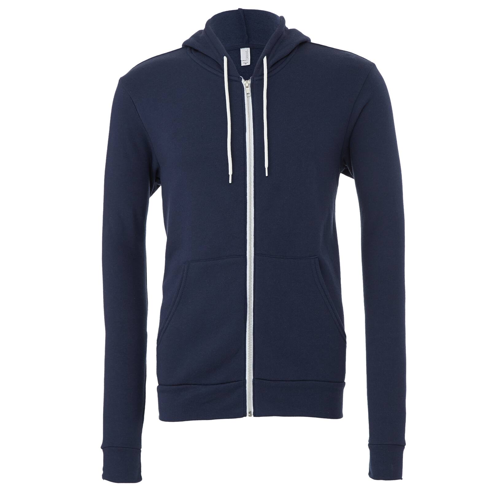 BELLA+CANVAS® Cotton Fleece Full-Zip Adult Unisex Hoodie