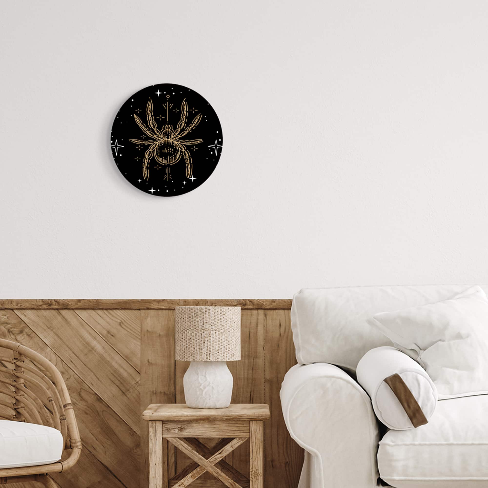 Stupell Industries Spider Motif Night Sky Stars Wall Plaque Art