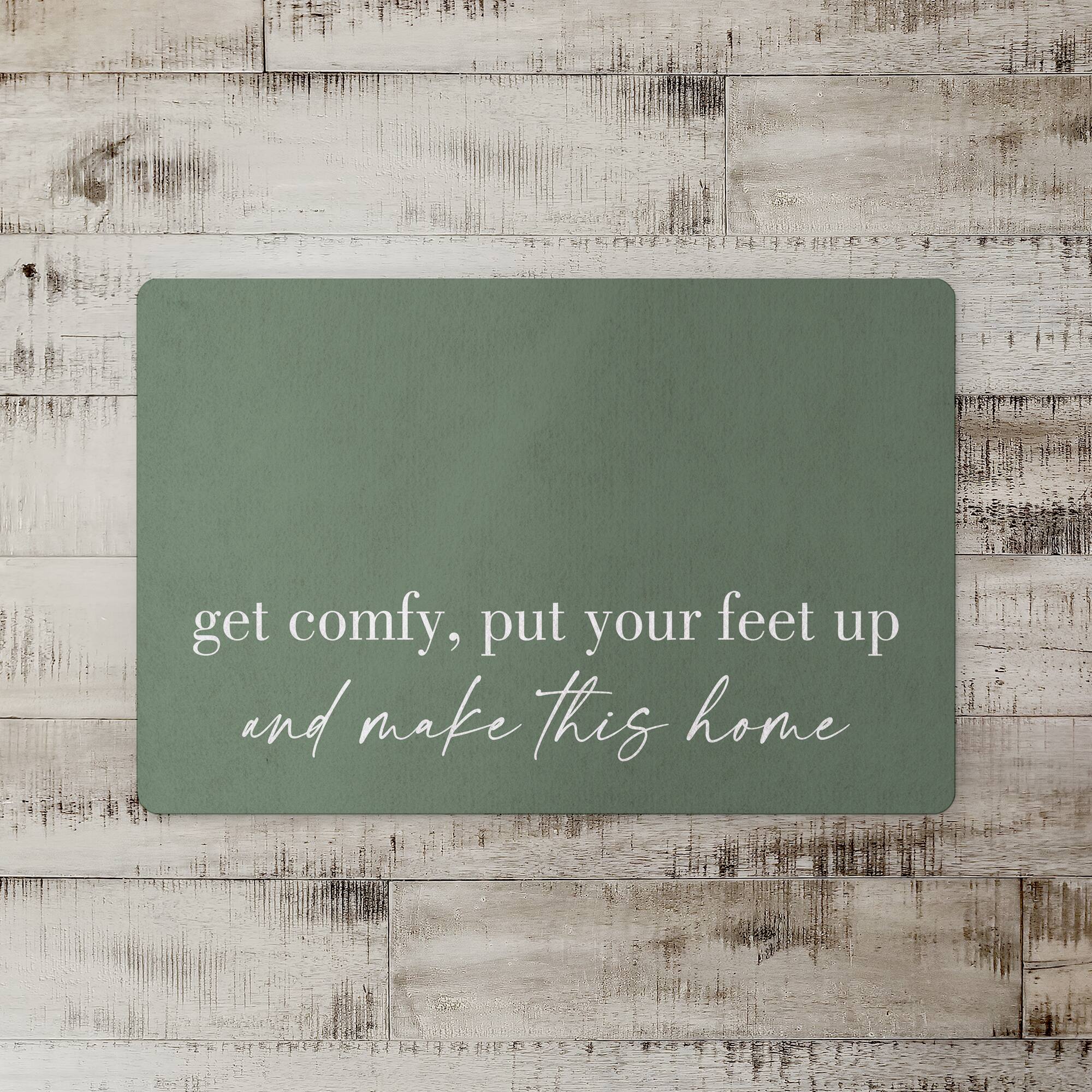 18" x 27" Get Comfy Feet Up Home Floor Mat