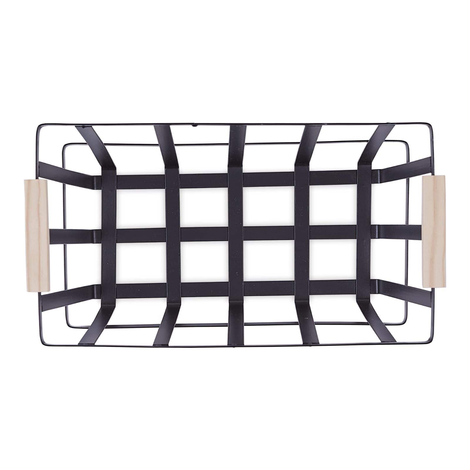DII® Black Metal Urban Modern Basket Set