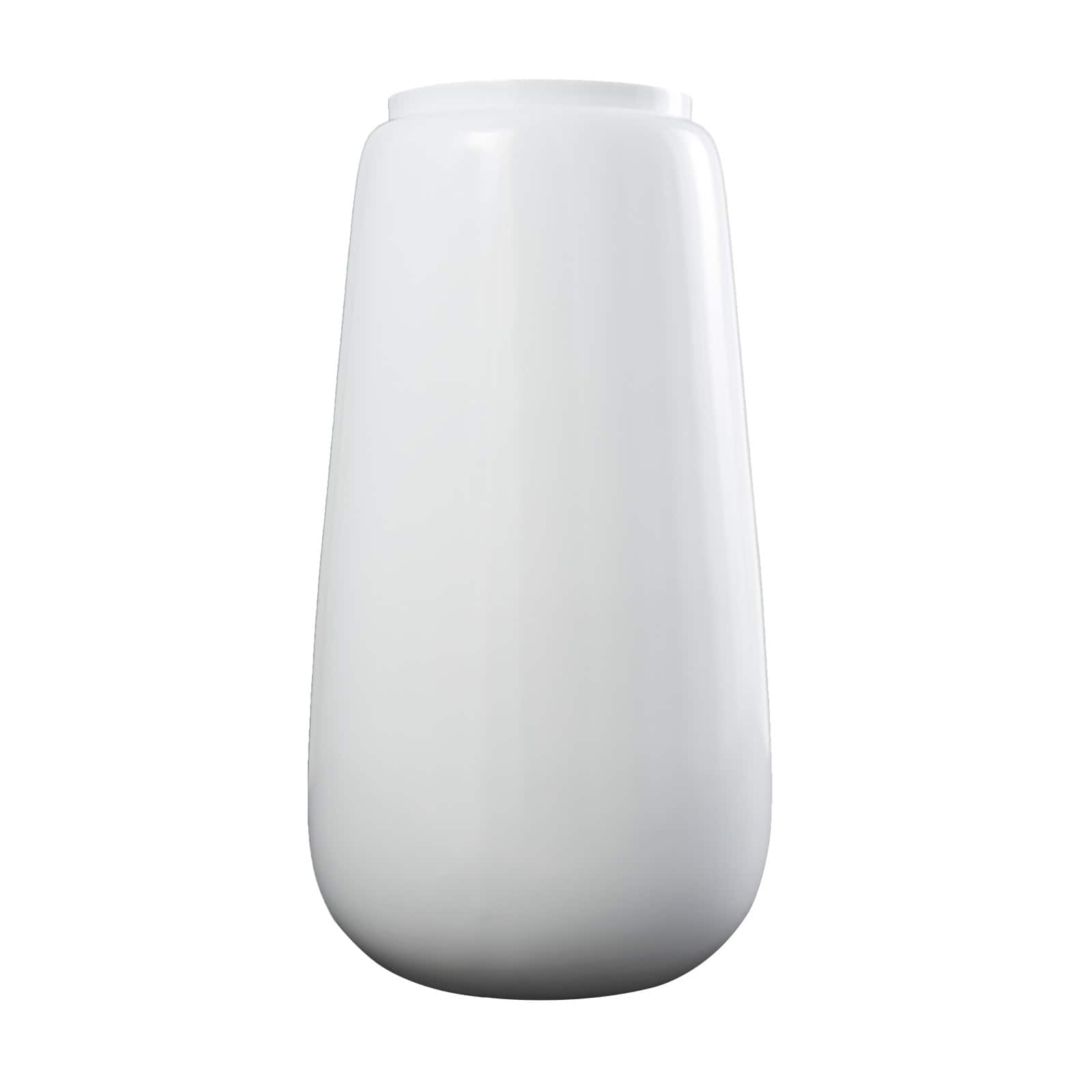 30" Tall White Floor Vase
