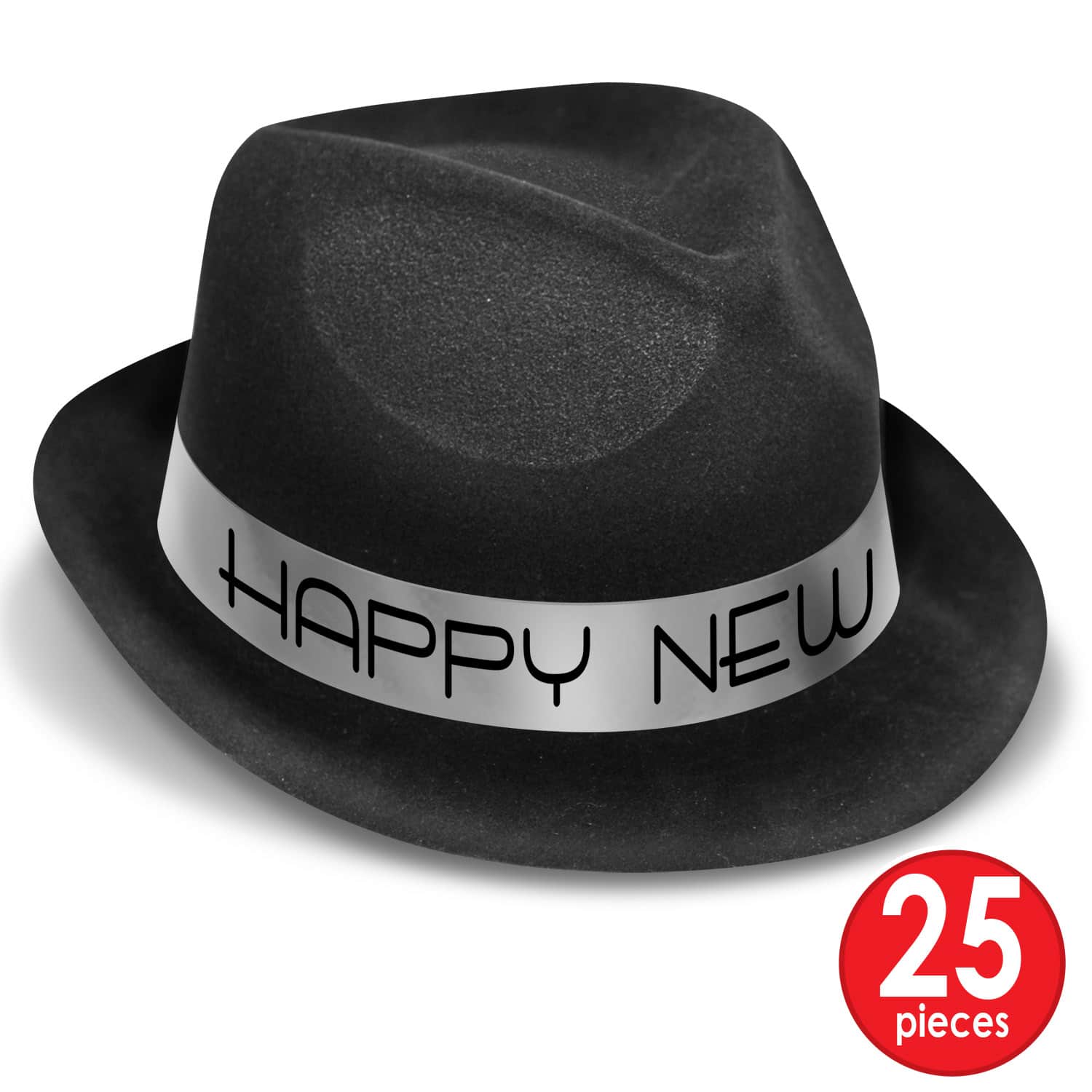 Beistle Black & Silver New Year Glow Accessory Kit