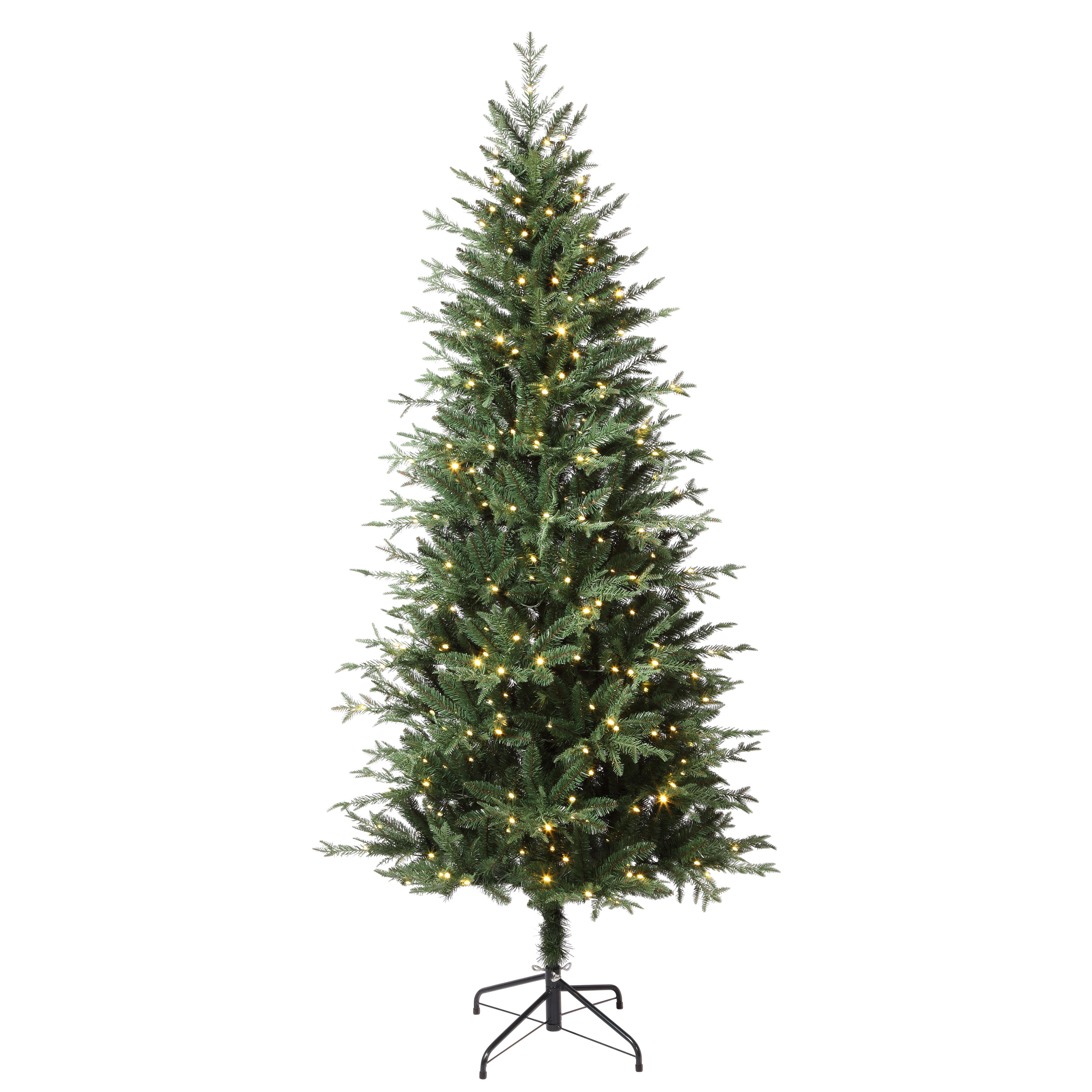 6.5ft. Pre-Lit Ashville Fir Artificial Christmas Tree, Color Changing LED Lights